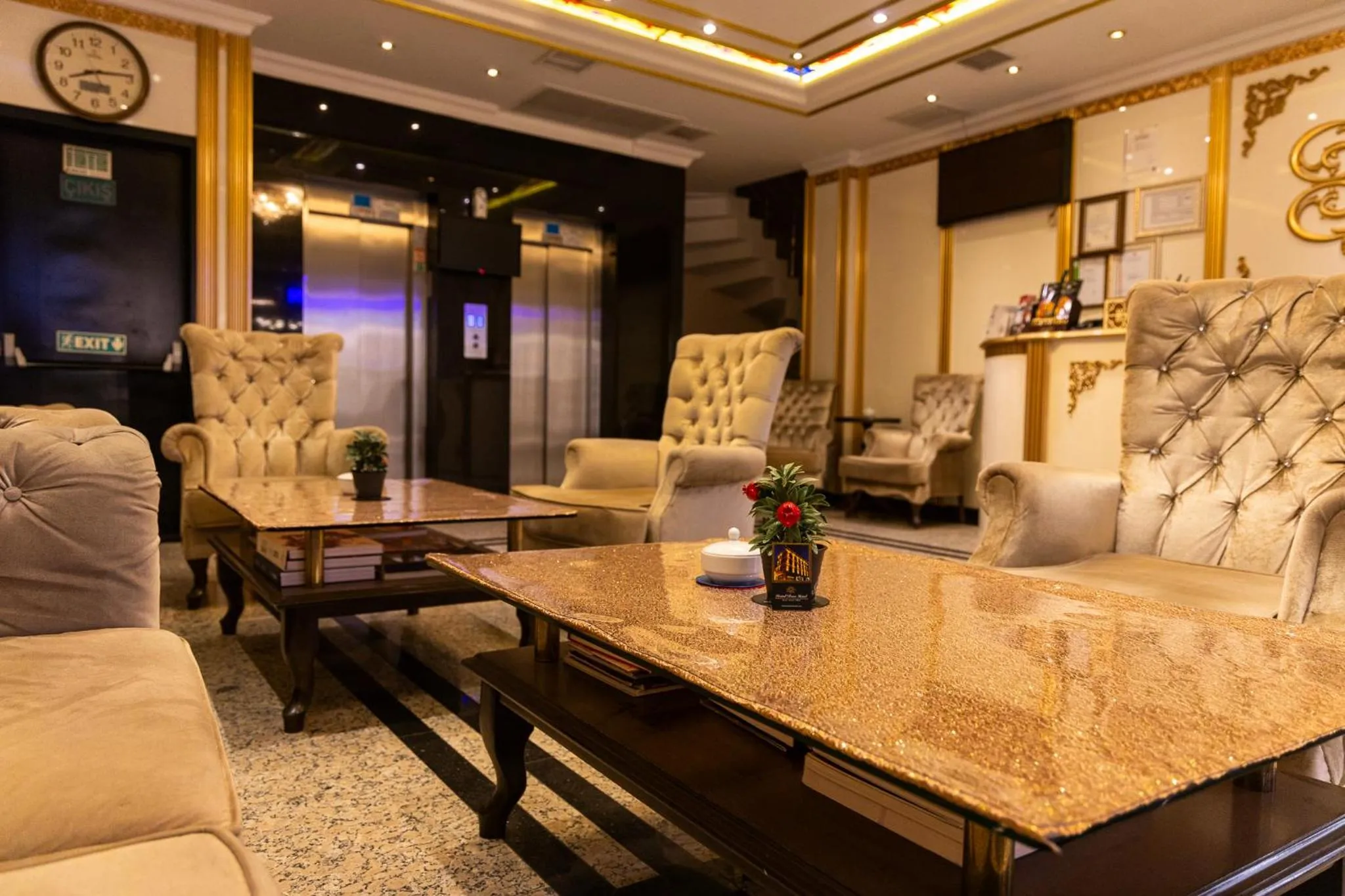 Lobby or reception in Grand Rosa Hotel