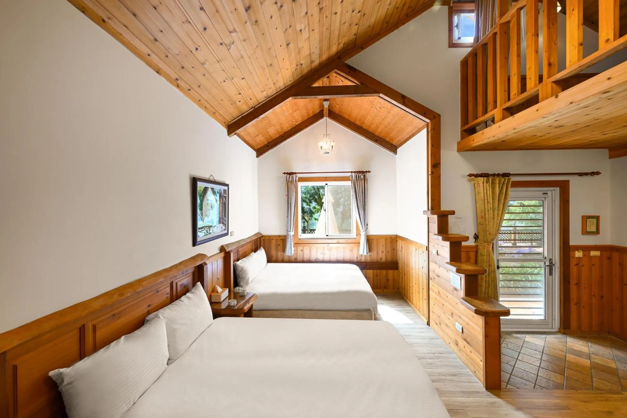 Bed in Aurora Villa