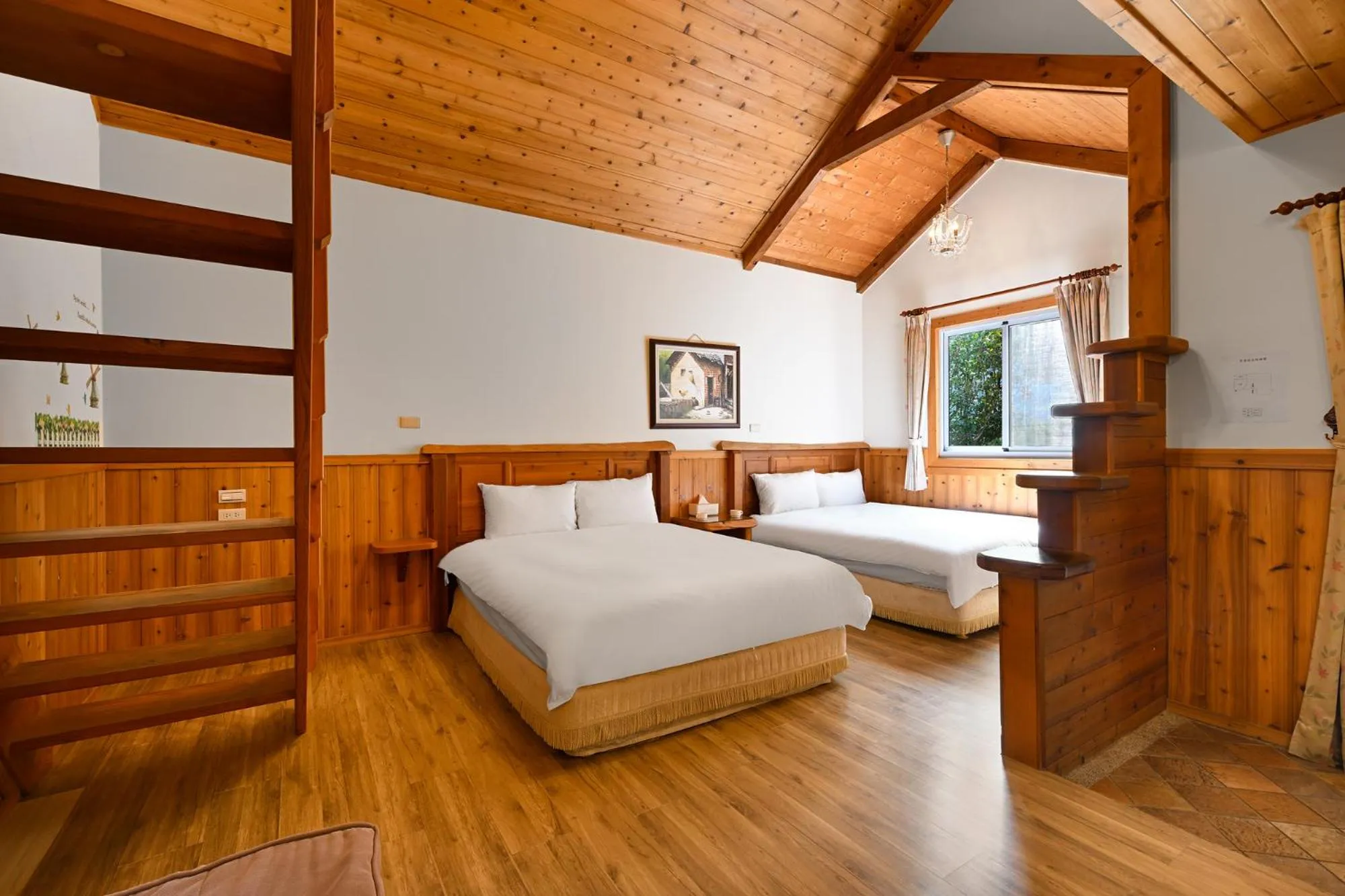 Bed in Aurora Villa