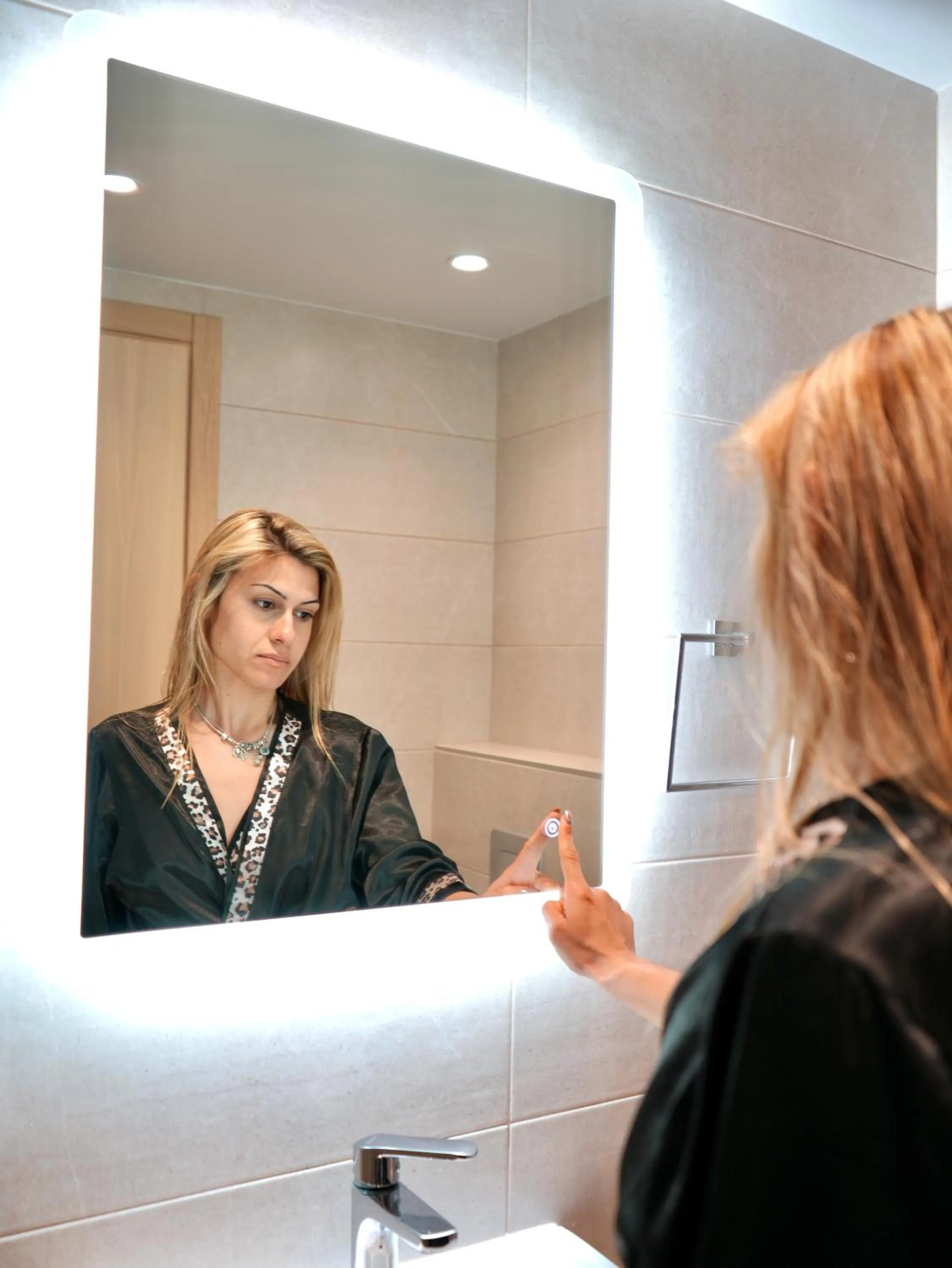 Bathroom in Telesilla Hotel
