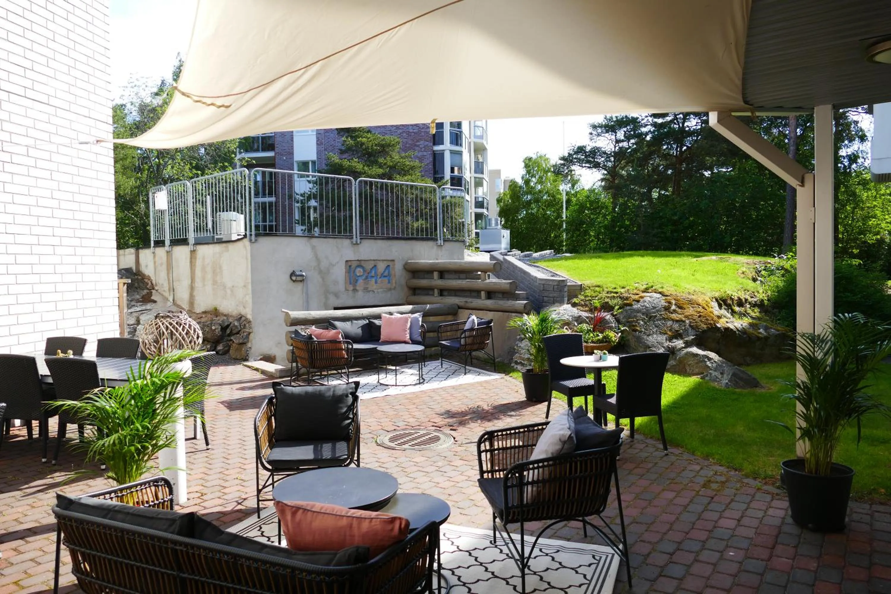 Patio in Hotel Kalliohovi