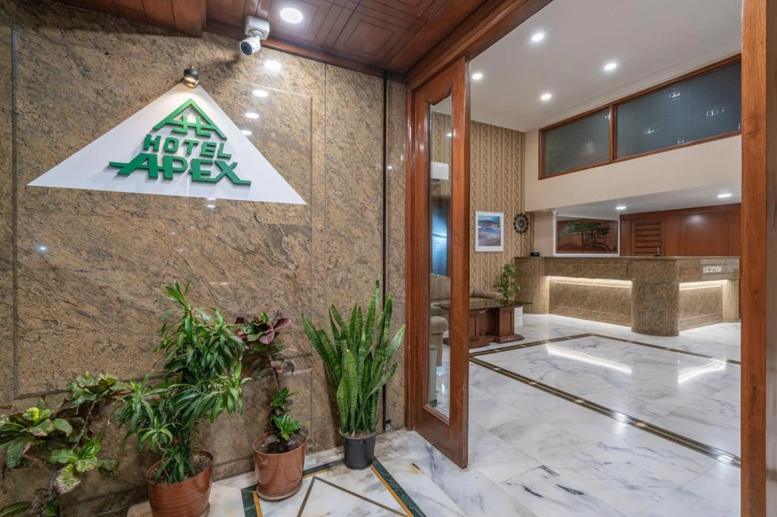 Property building, Bed in Hotel Apex