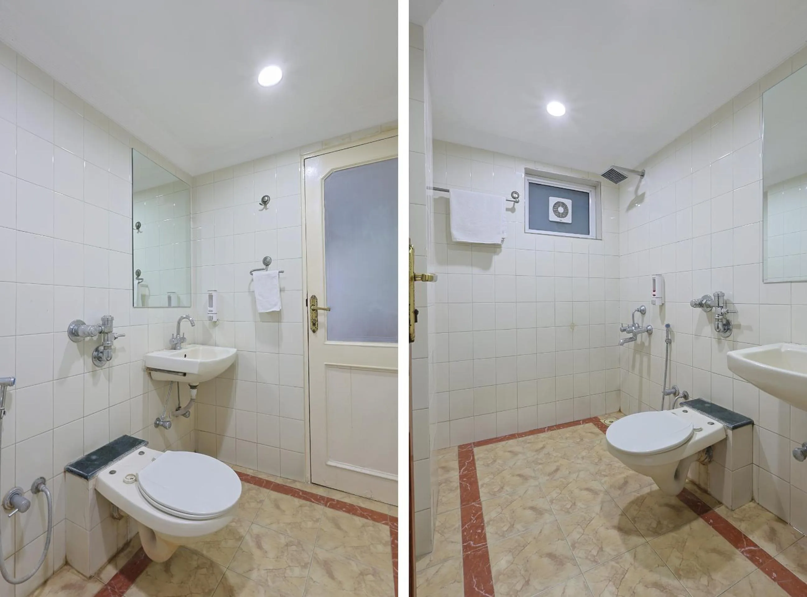 Shower in Hotel Apex