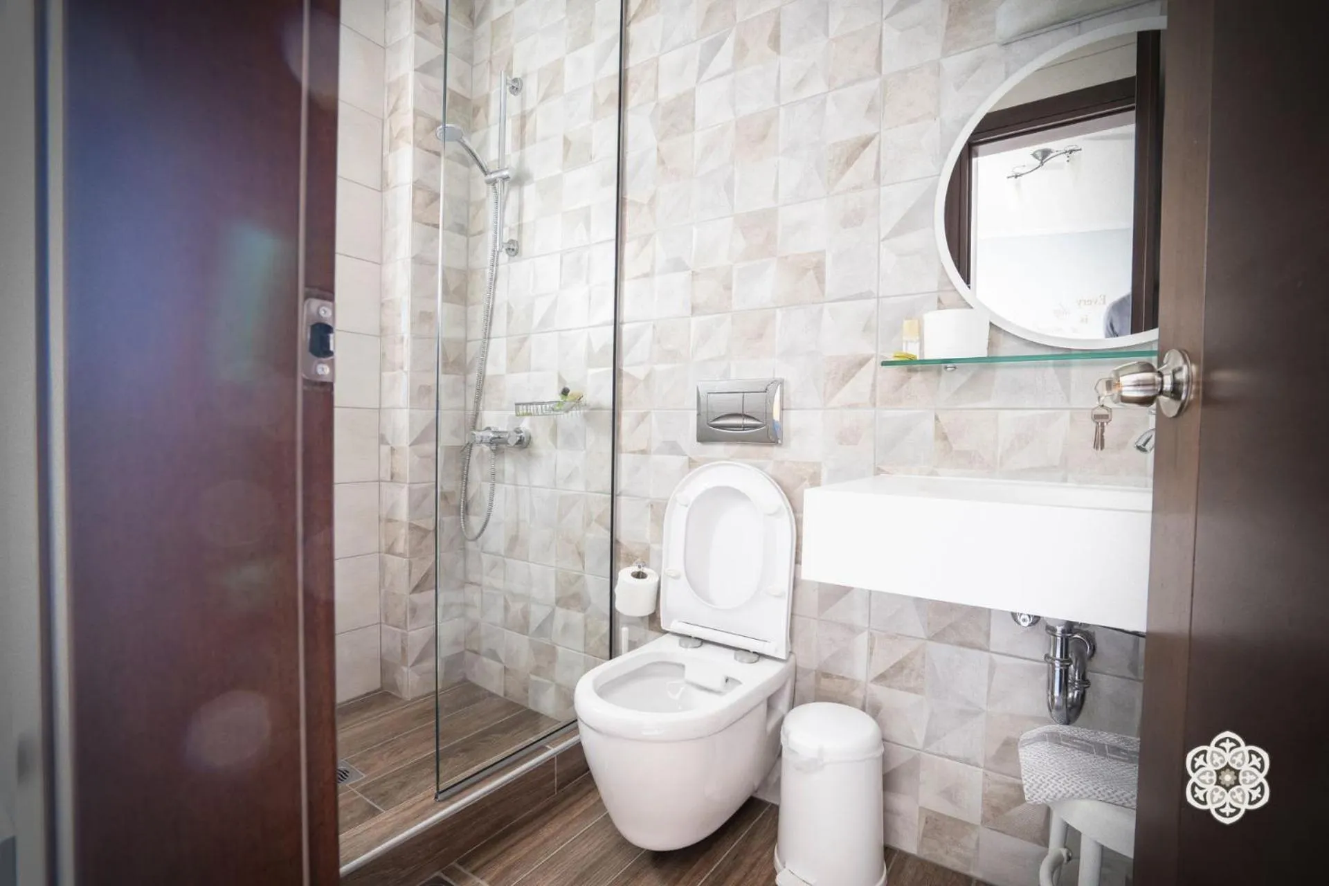 Bathroom in Aktaion Hotel