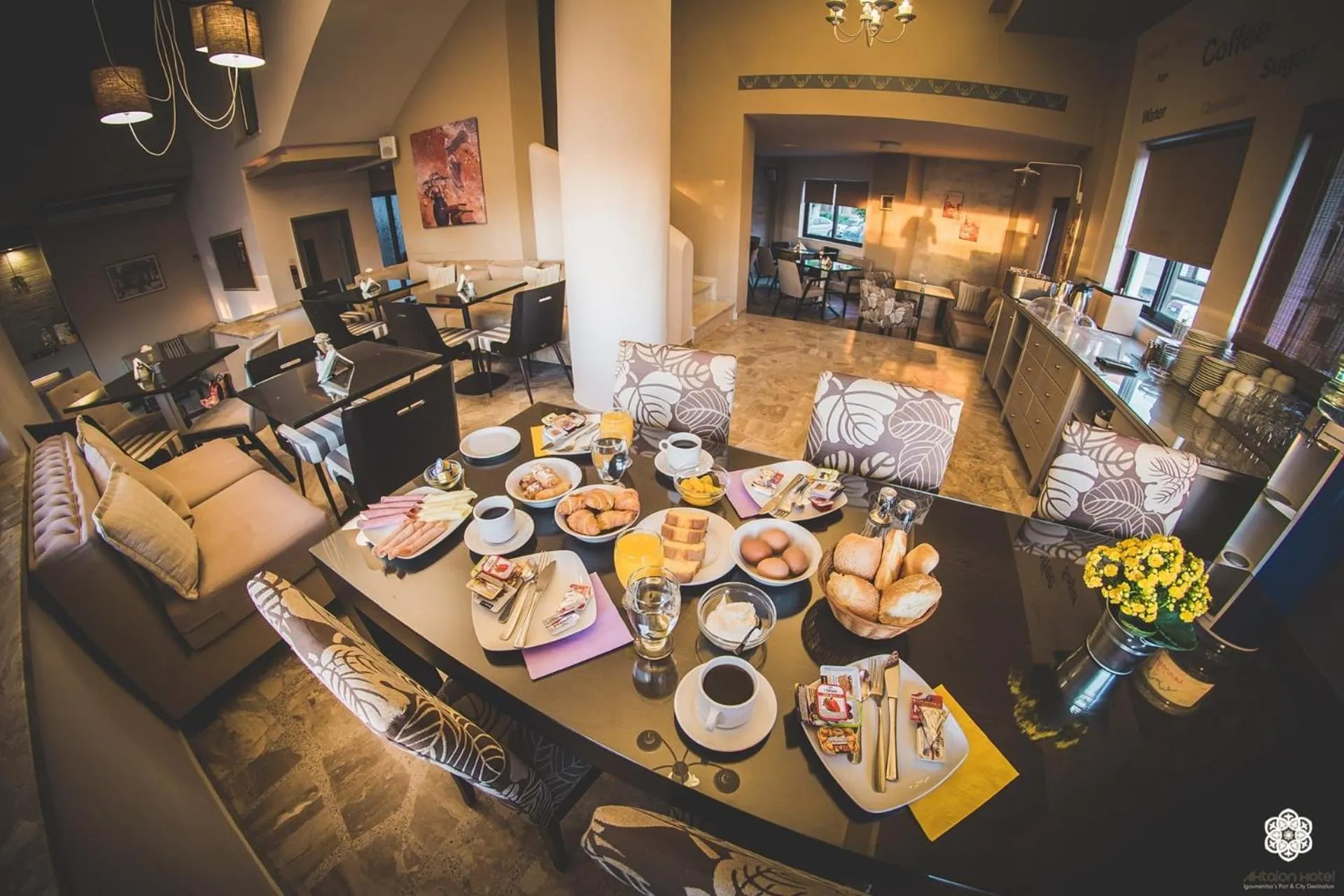 Breakfast in Aktaion Hotel