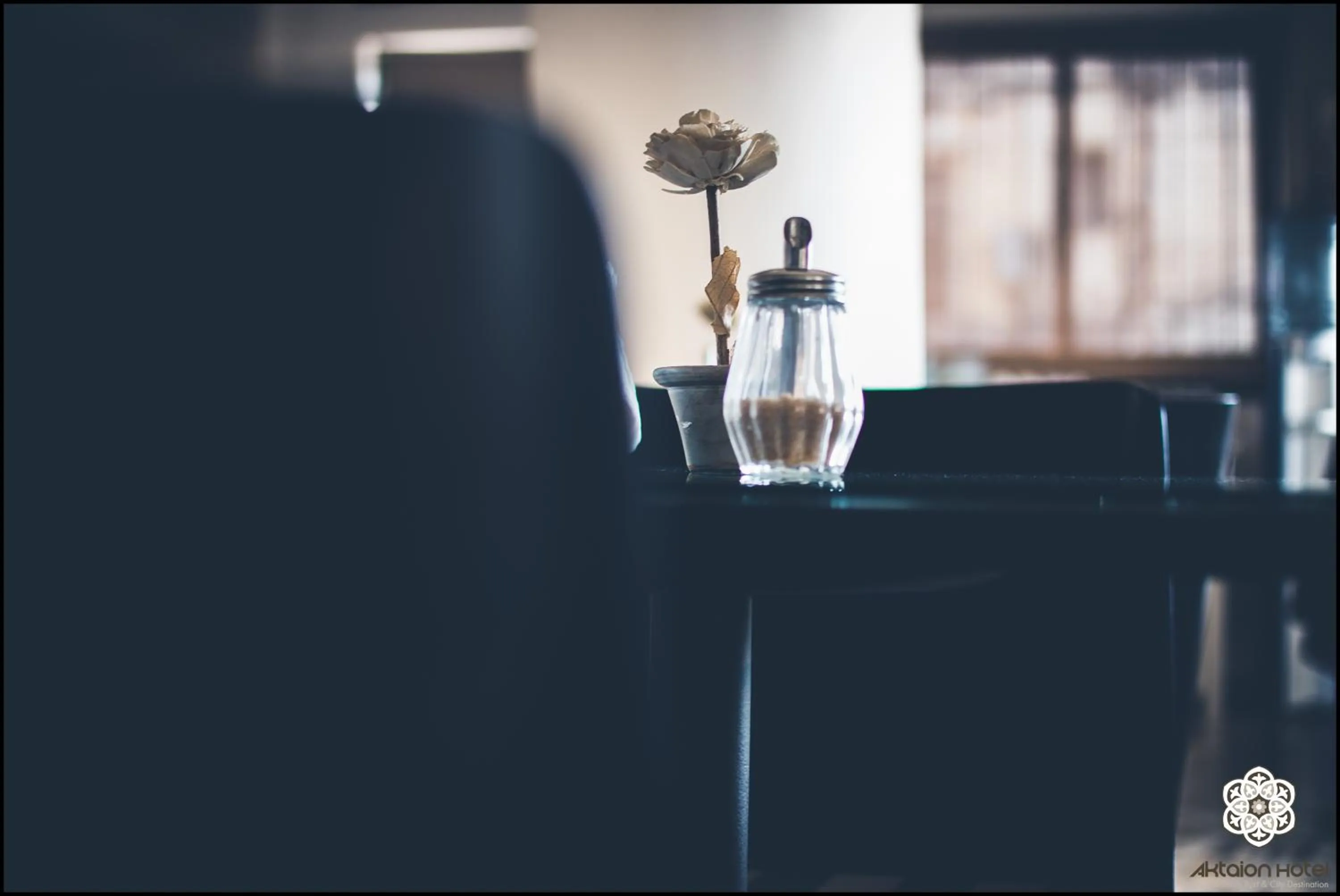 Communal lounge/ TV room in Aktaion Hotel