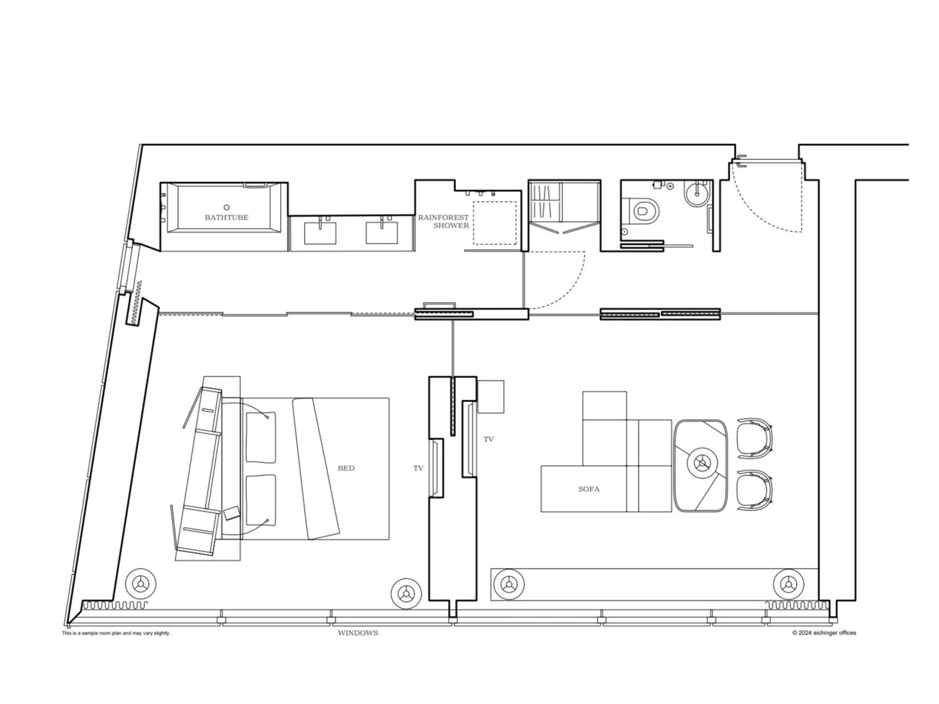 Bedroom in SO/ Vienna