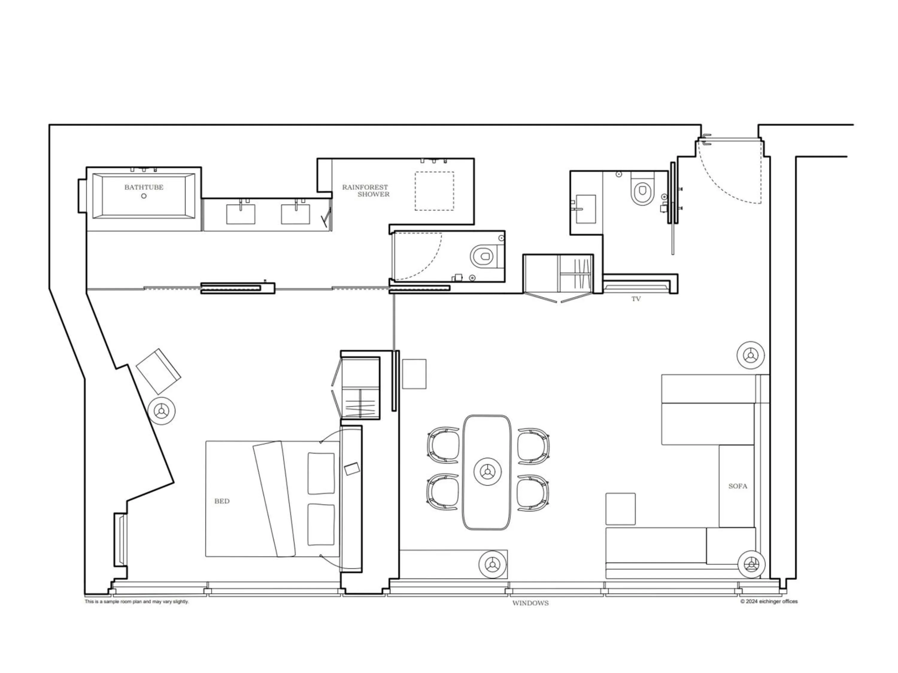 Bedroom in SO/ Vienna