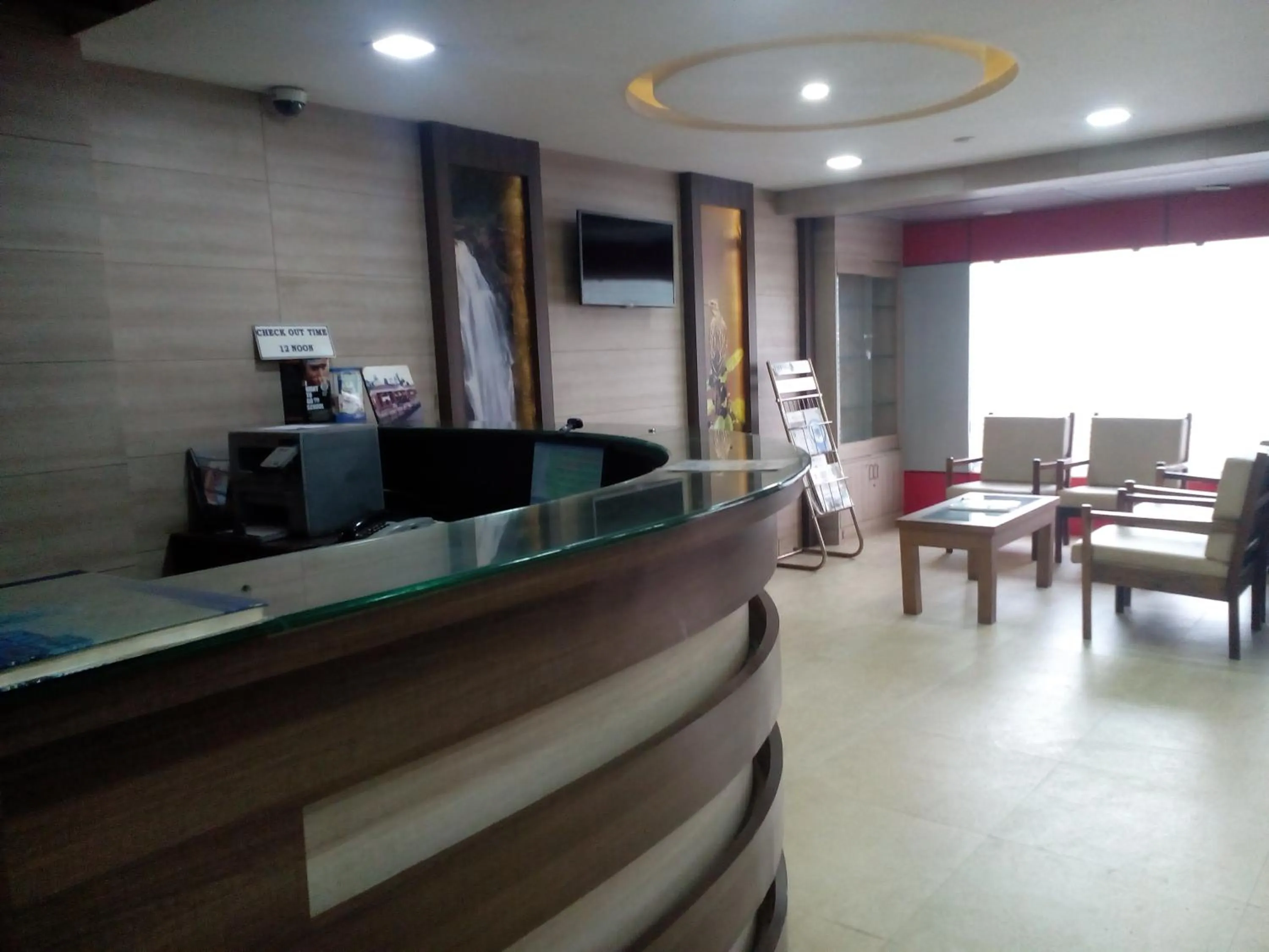 Lobby or reception in Hotel Preethi Palace