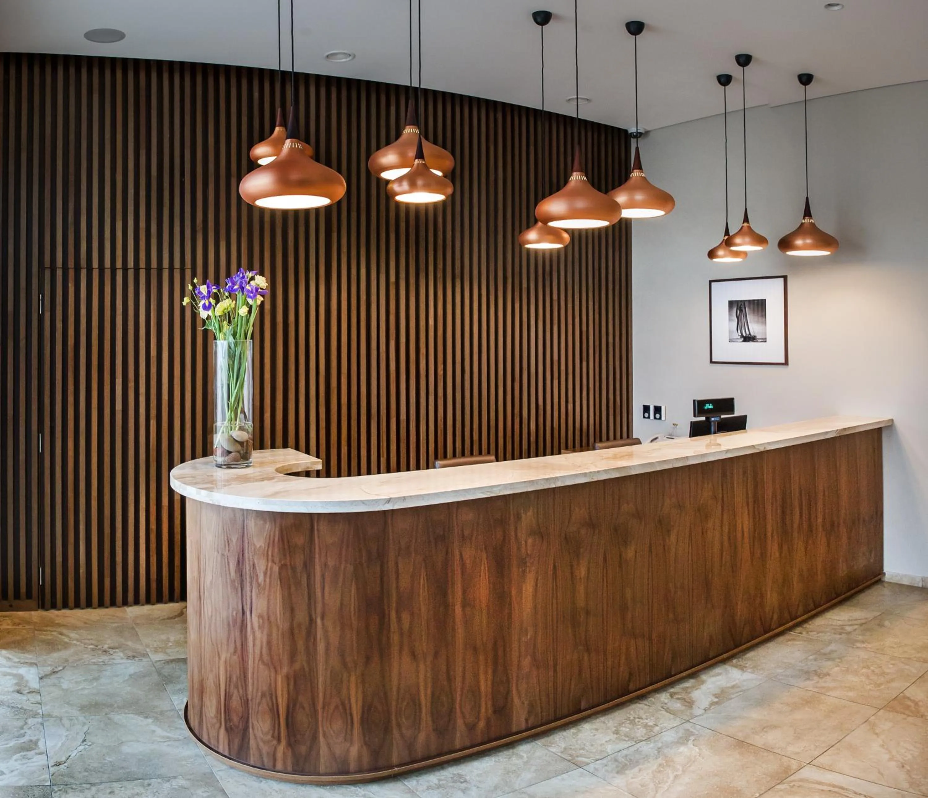 Lobby or reception in Hotel Porto