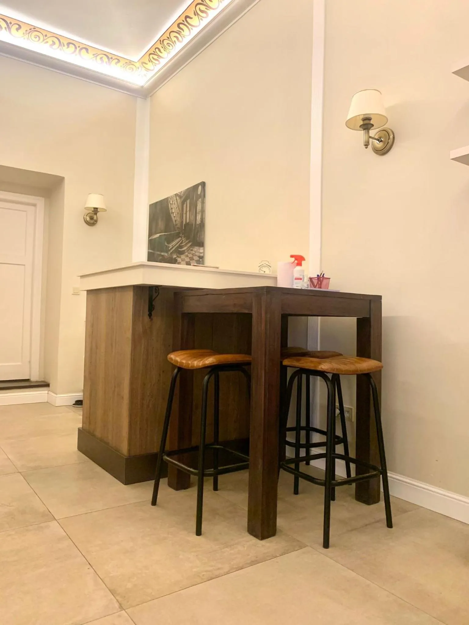 Lobby or reception in Casa Italia Prague