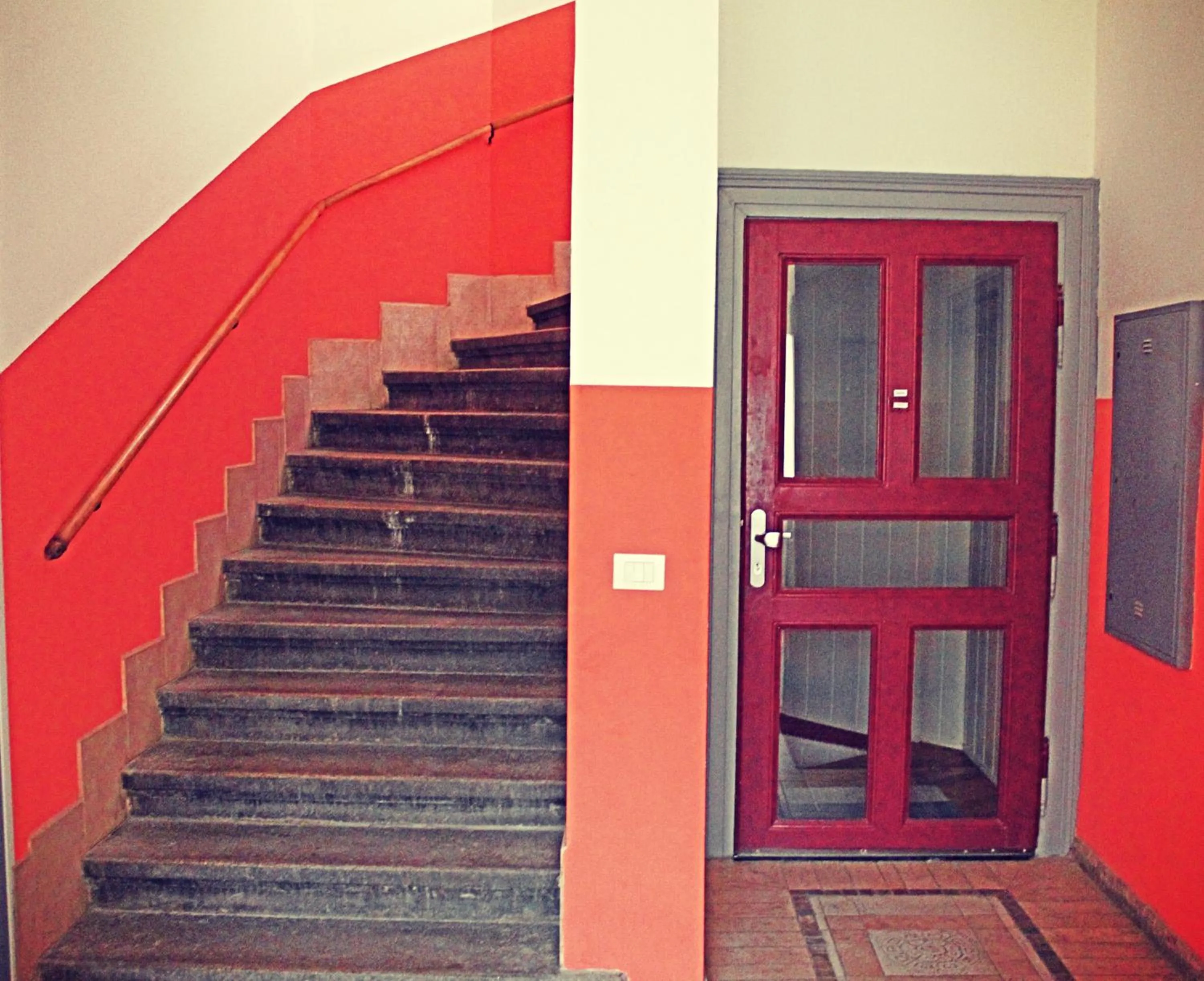 Facade/entrance in Casa Italia Prague