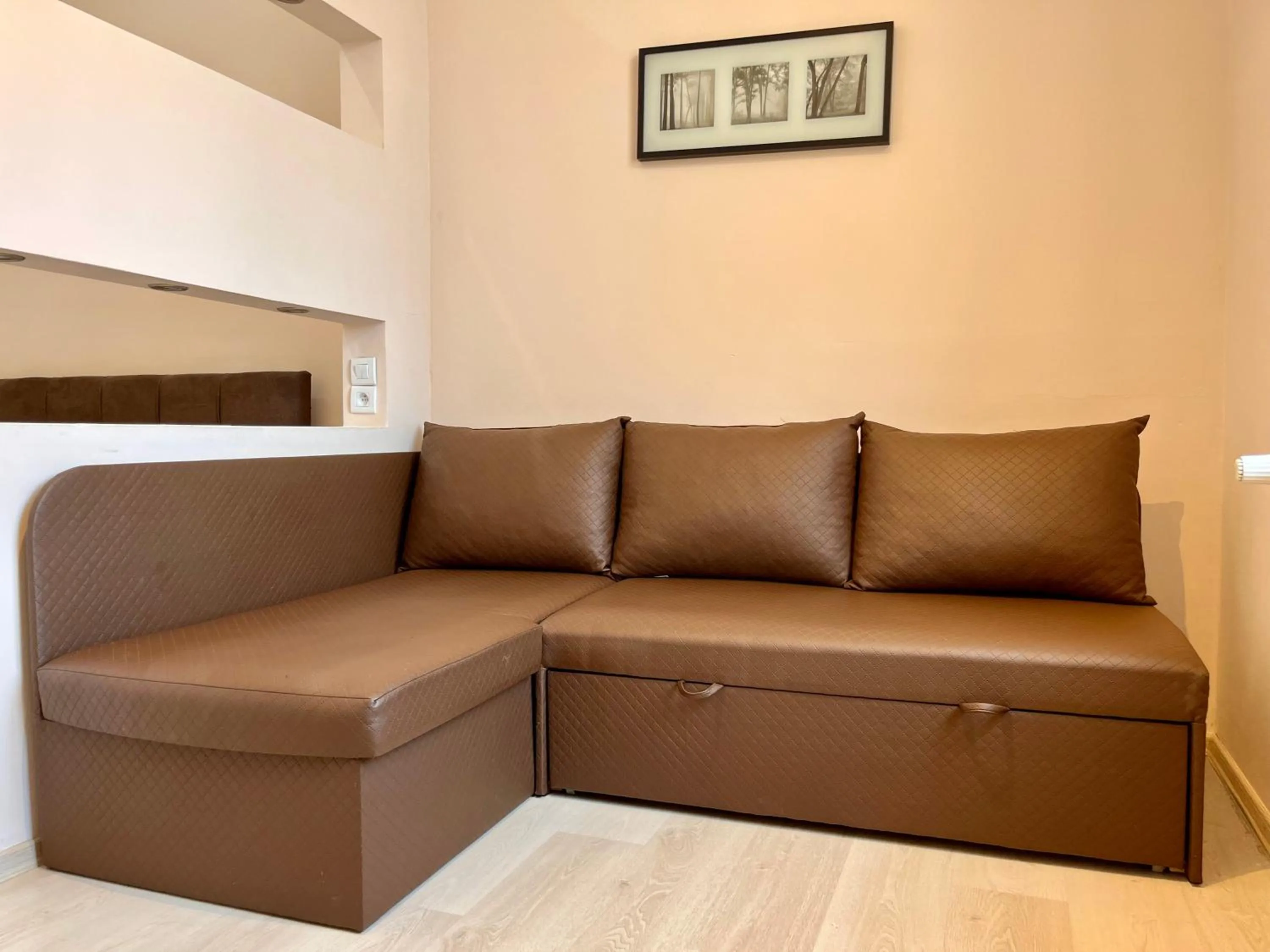 Living room in Casa Italia Prague