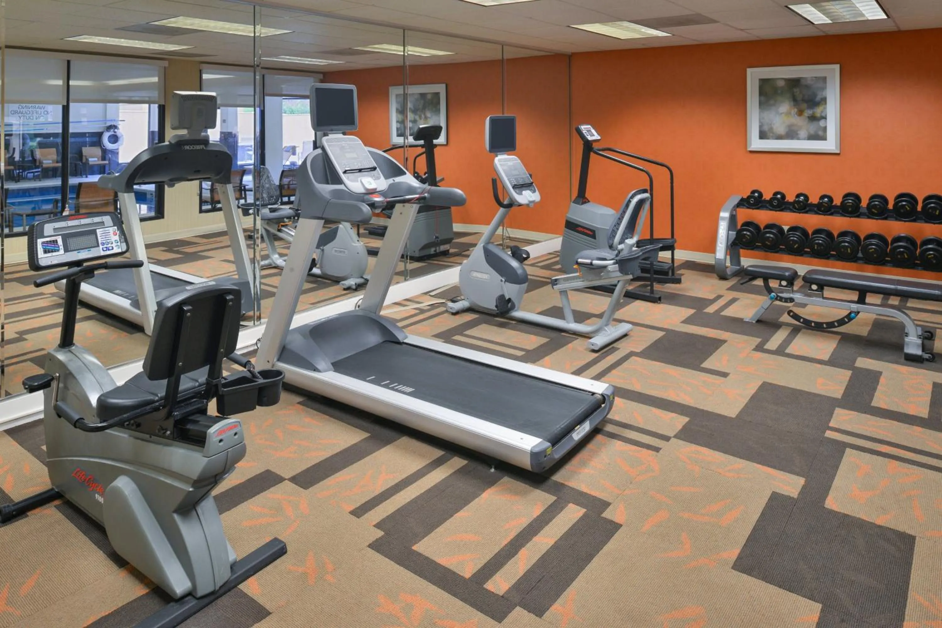 Fitness centre/facilities in Courtyard Atlanta Suwanee