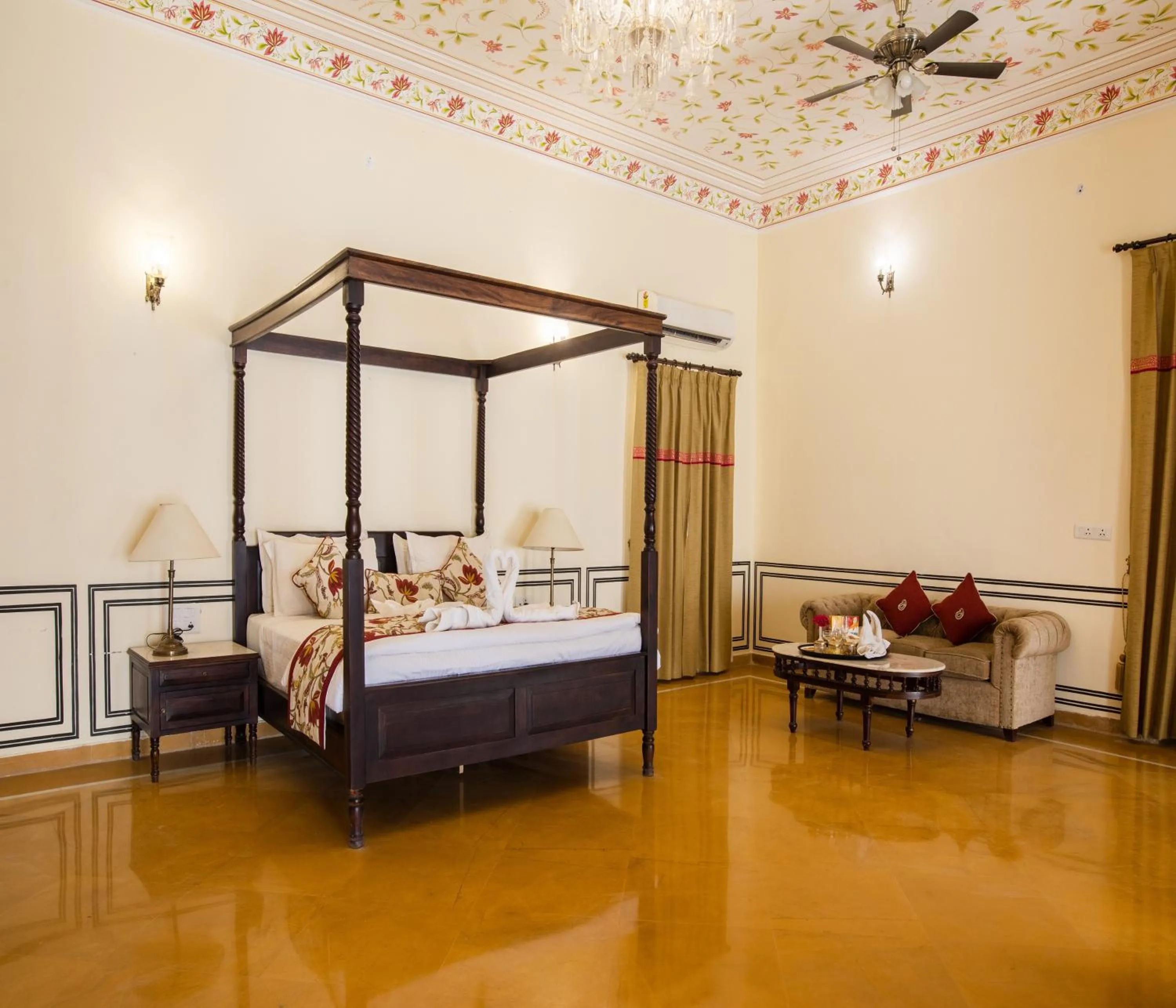 Bedroom, Bed in SKK The Fern An Ecotel Hotel, Jaisalmer