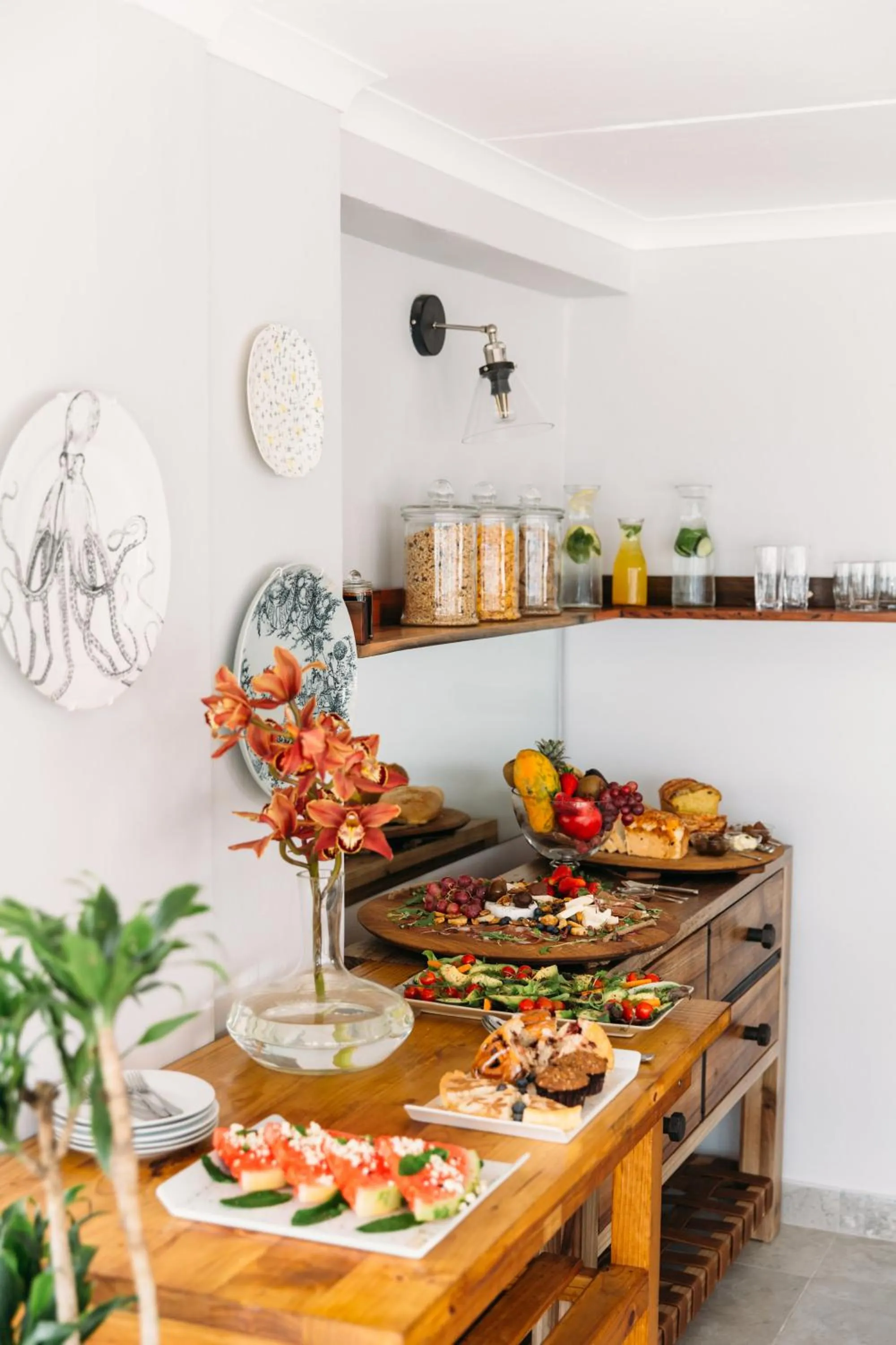 Continental breakfast in Linhof Boutique Guest House