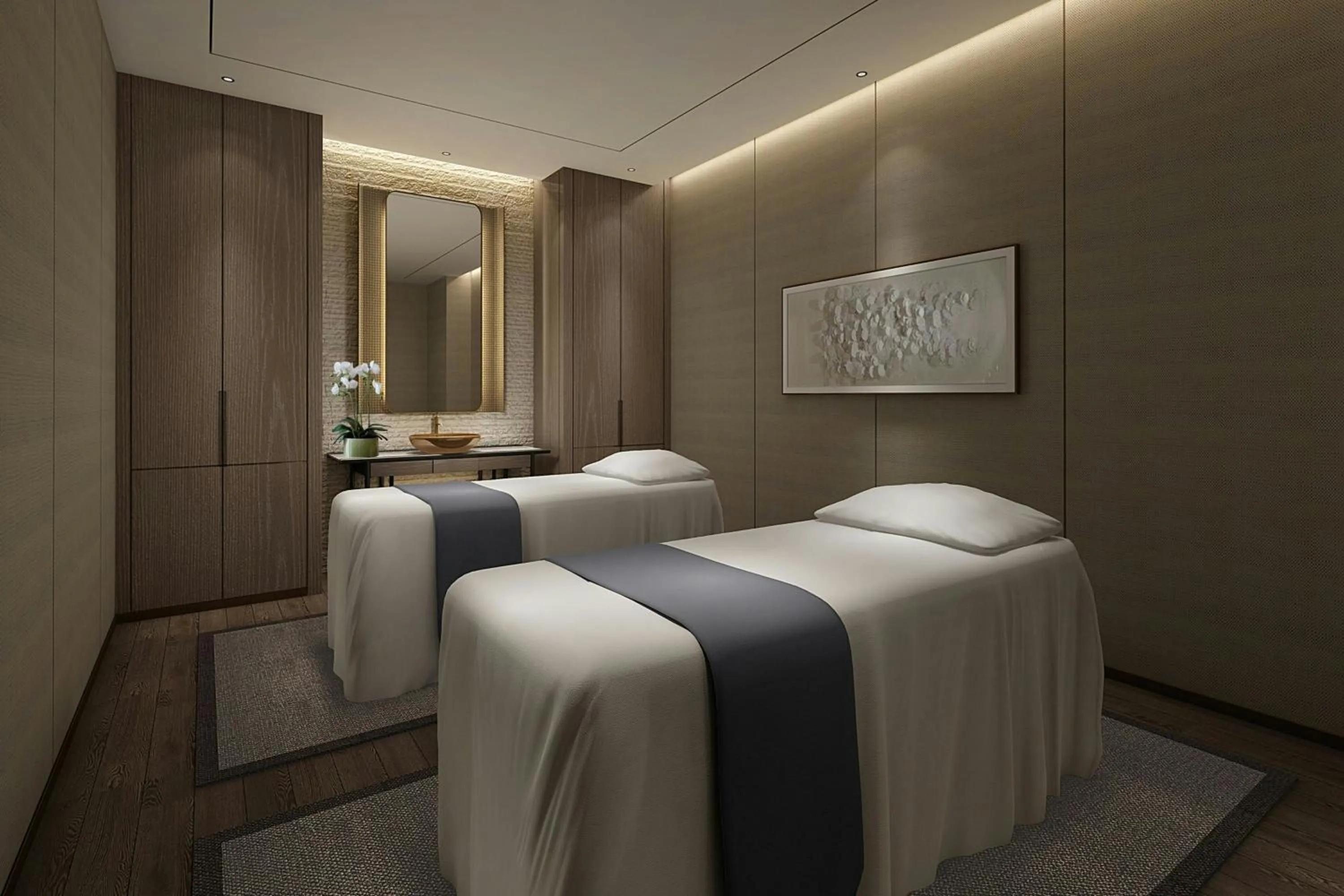 Spa and wellness centre/facilities, Bed in Sheraton Los Angeles San Gabriel