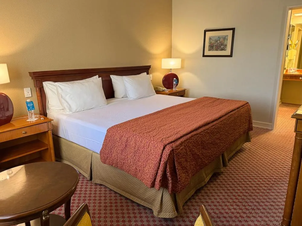 Bed in Austral Plaza Hotel