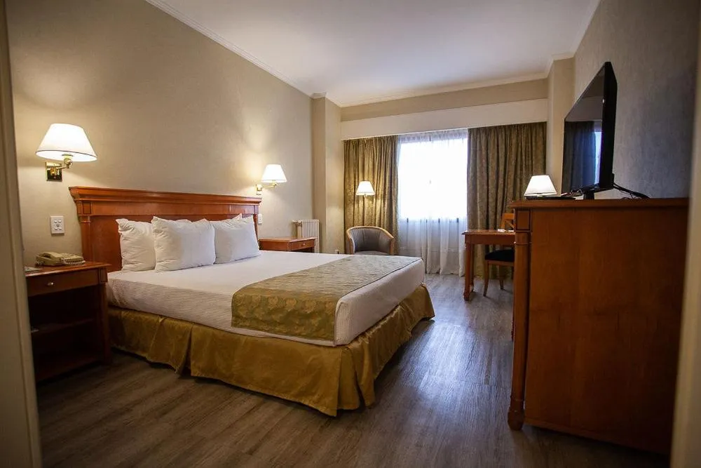 Bed in Austral Plaza Hotel