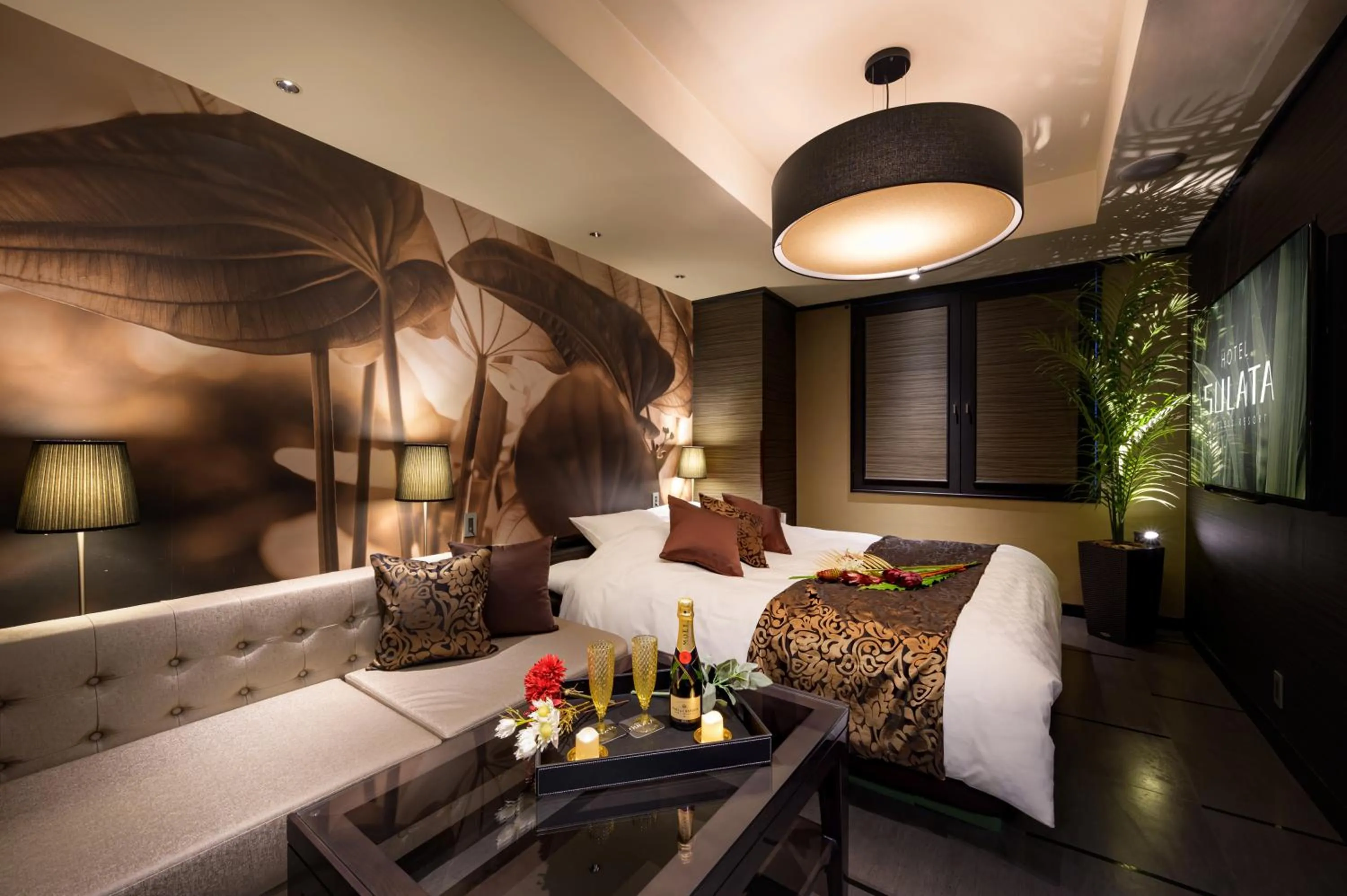 Bedroom in HOTEL SULATA GIFU HASHIMA (Adult Only)