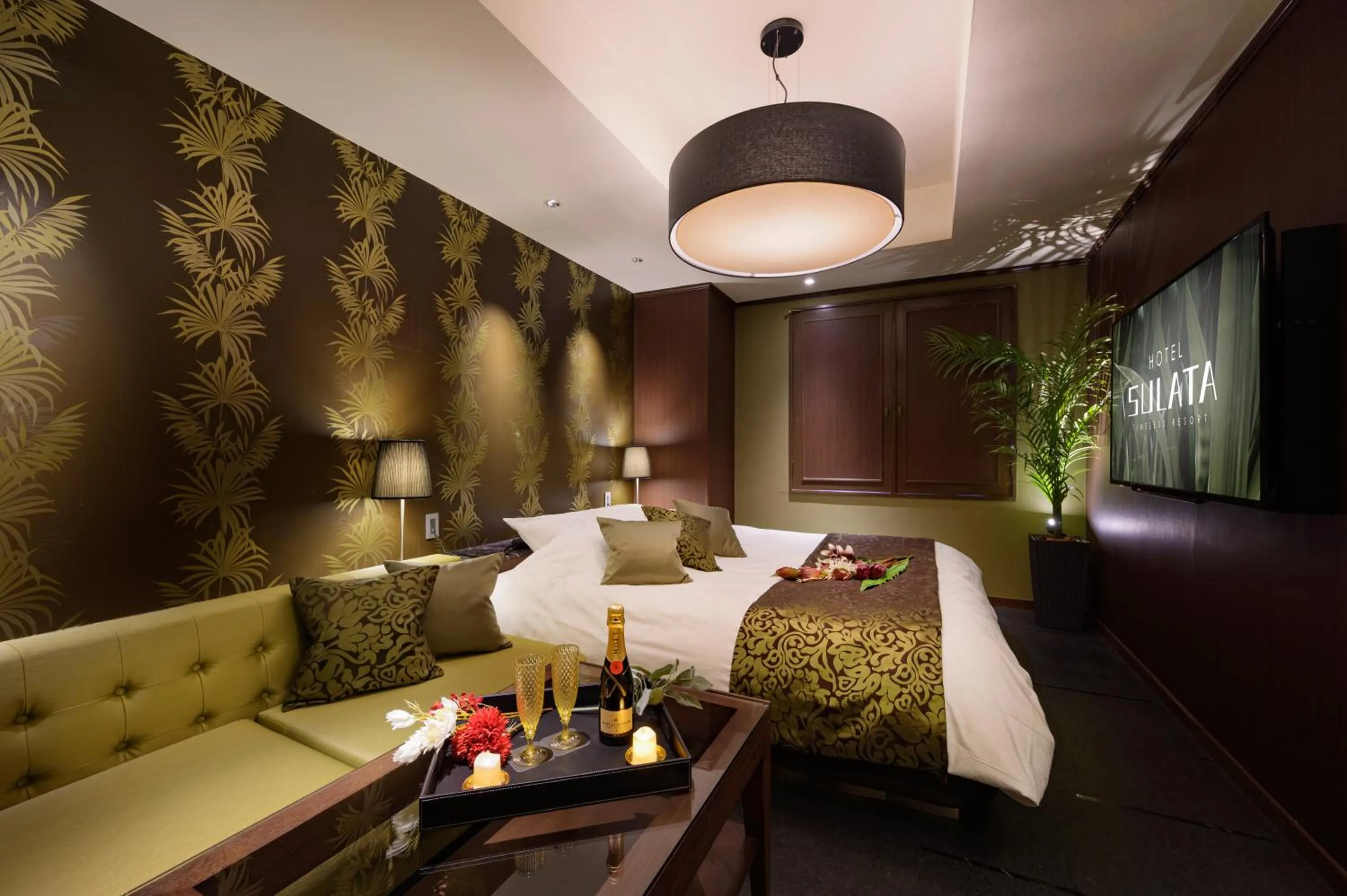 Bedroom, Bed in HOTEL SULATA GIFU HASHIMA (Adult Only)