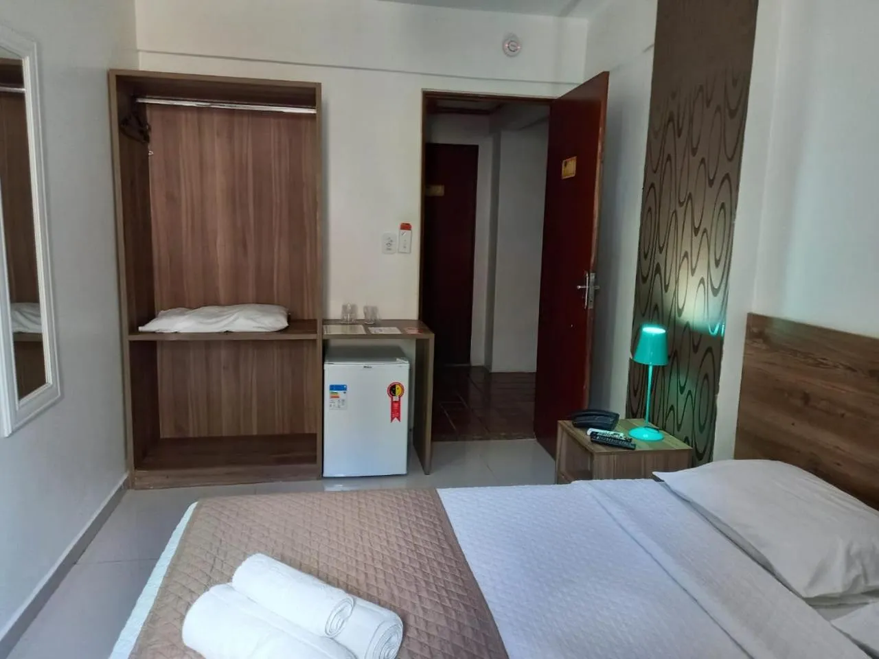 Bed in Hotel Gogó da Ema