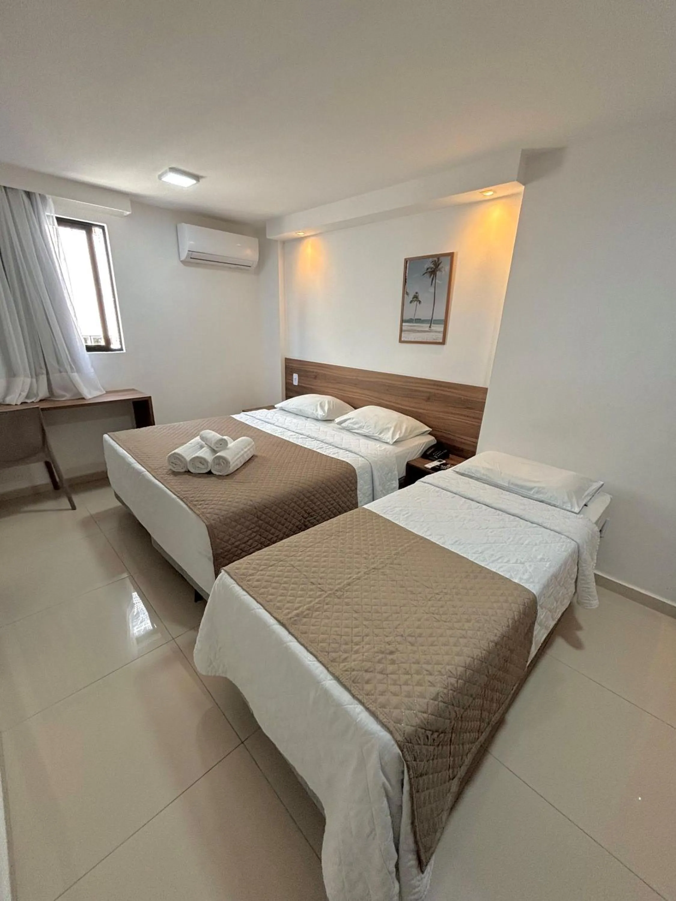 Bed in Hotel Gogó da Ema