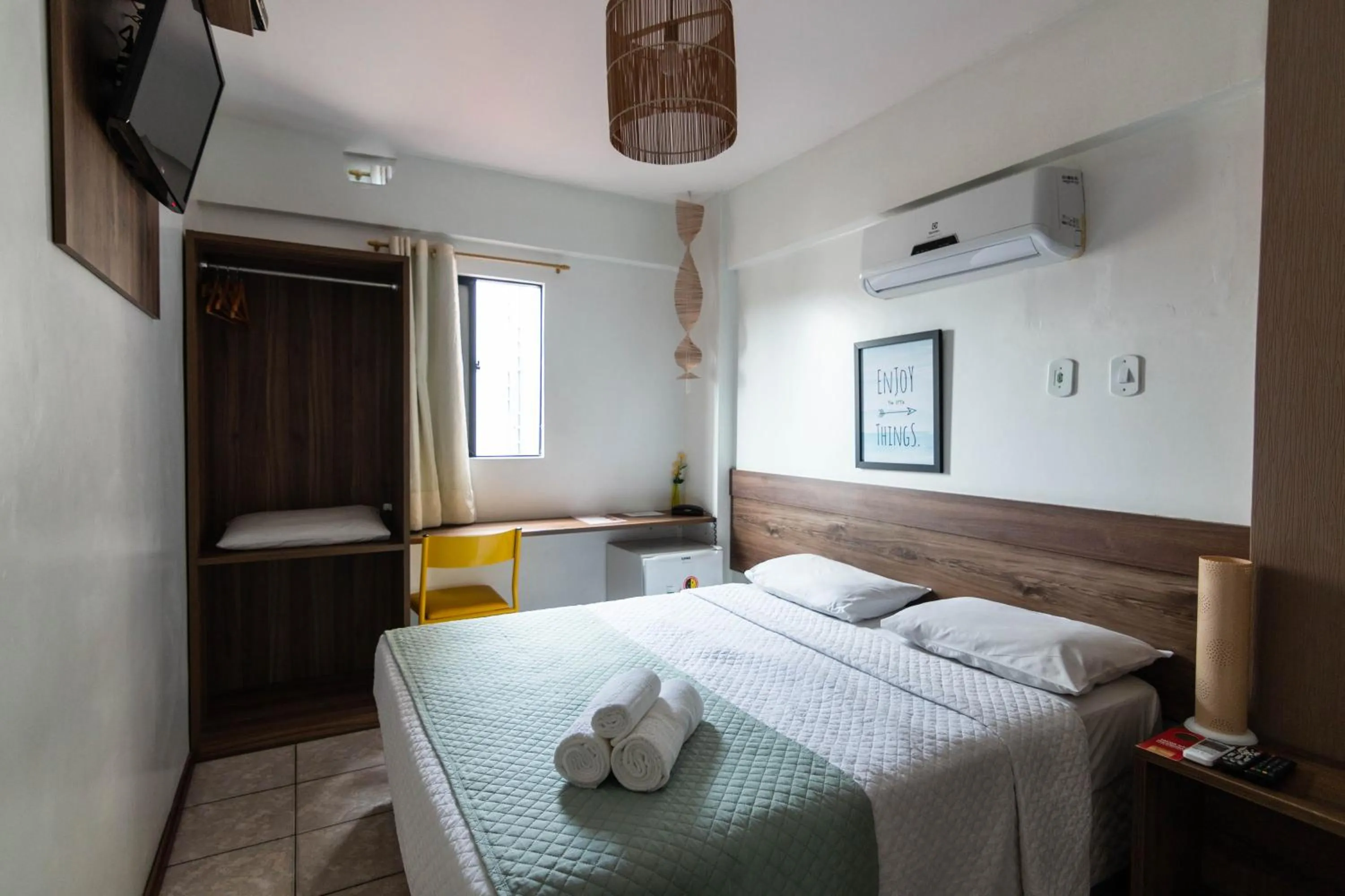 Bed in Hotel Gogó da Ema