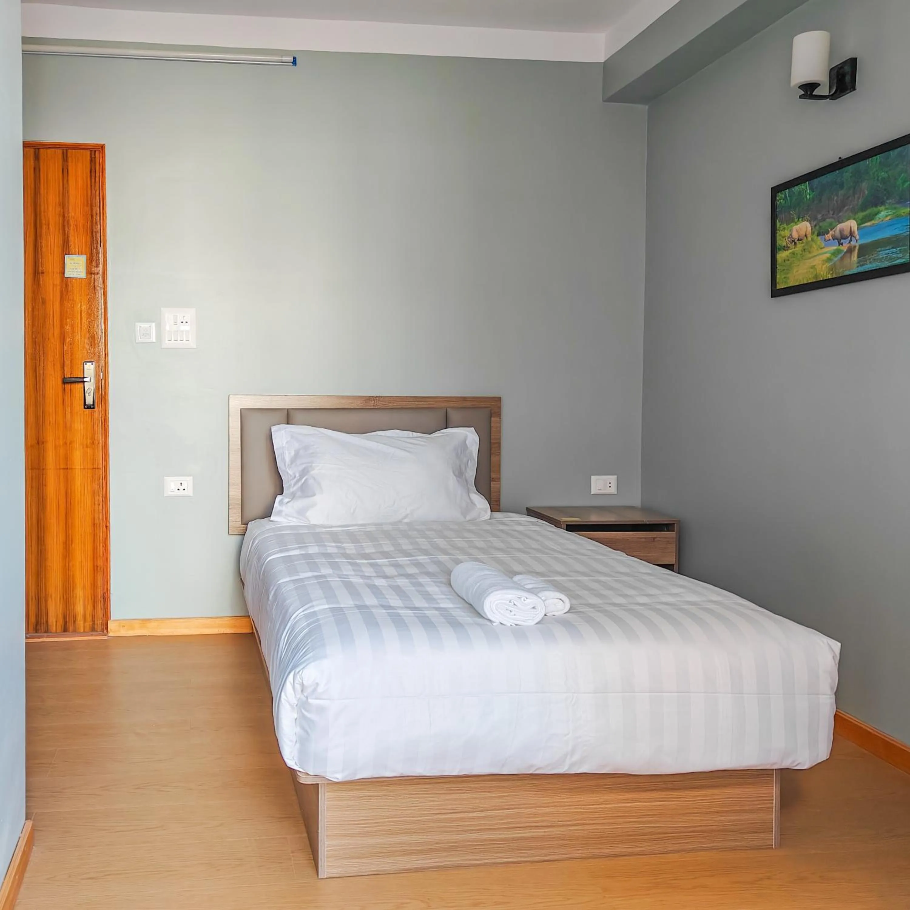 Bed in Boudha Apart Hotel