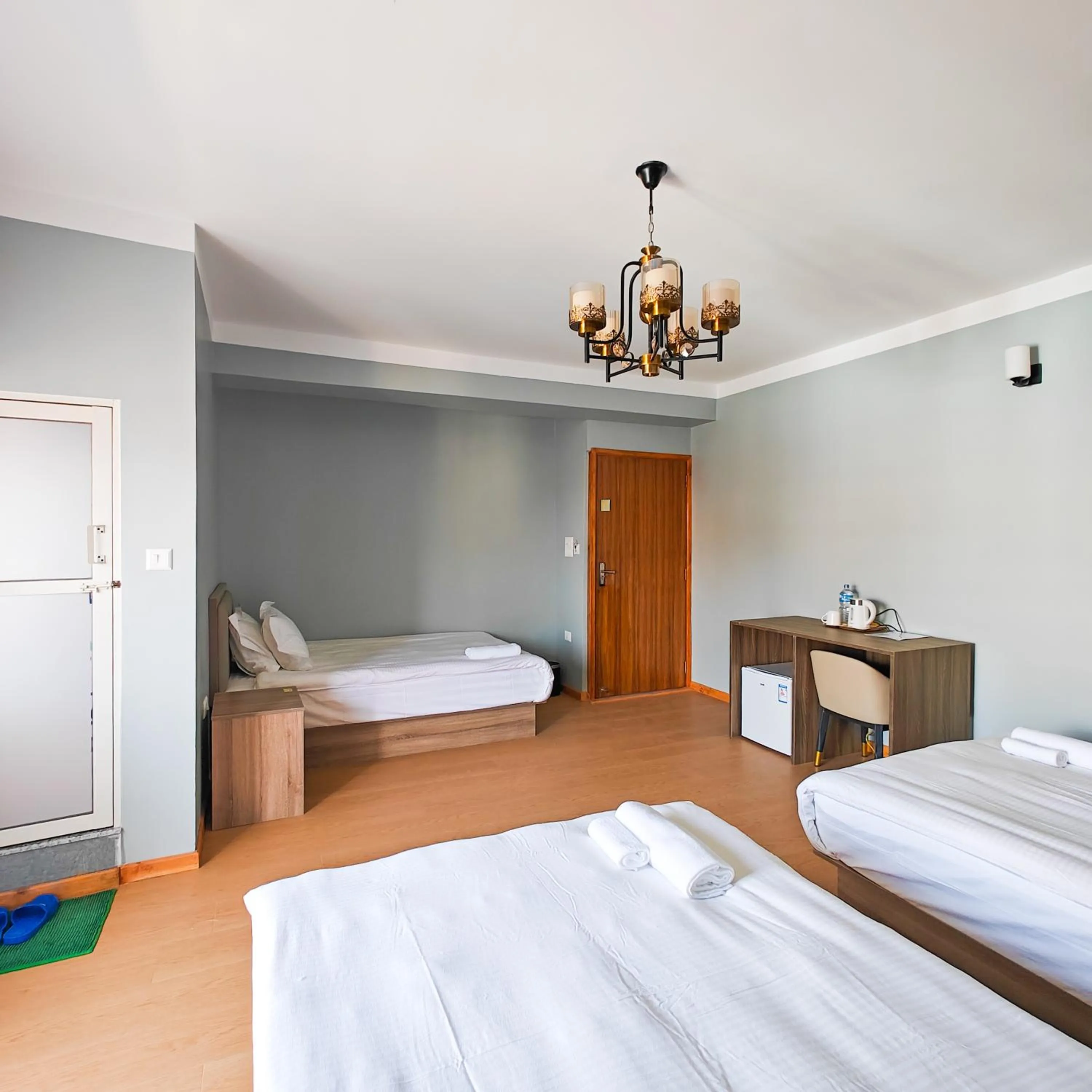 Photo of the whole room, Bed in Boudha Apart Hotel