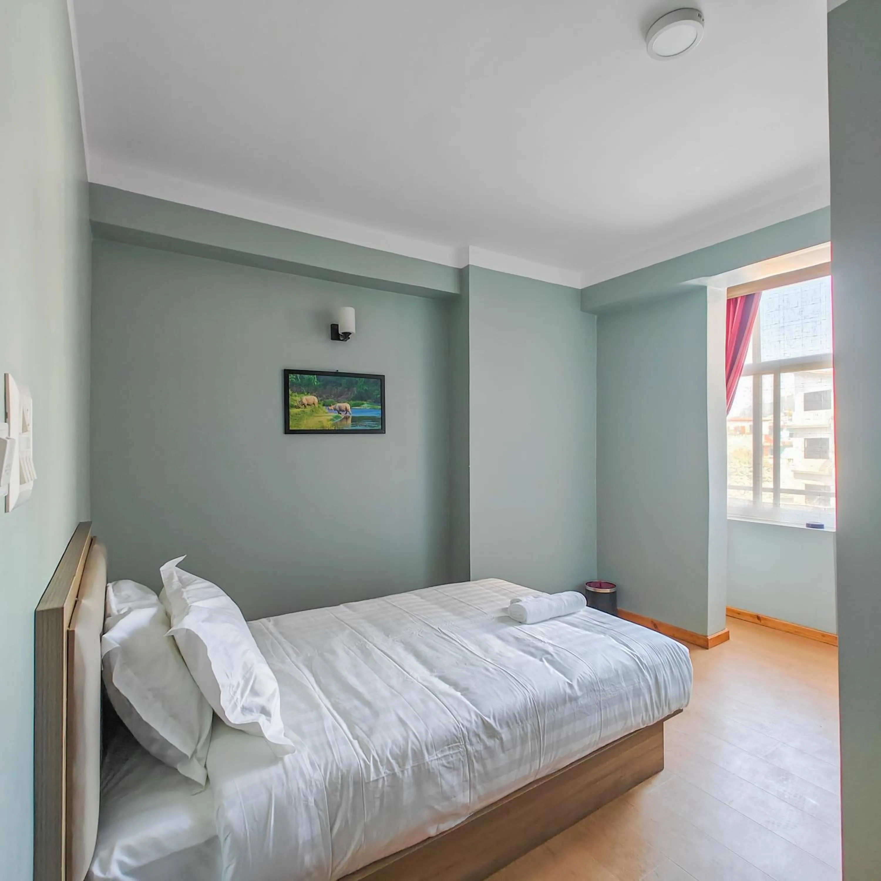 Bed in Boudha Apart Hotel