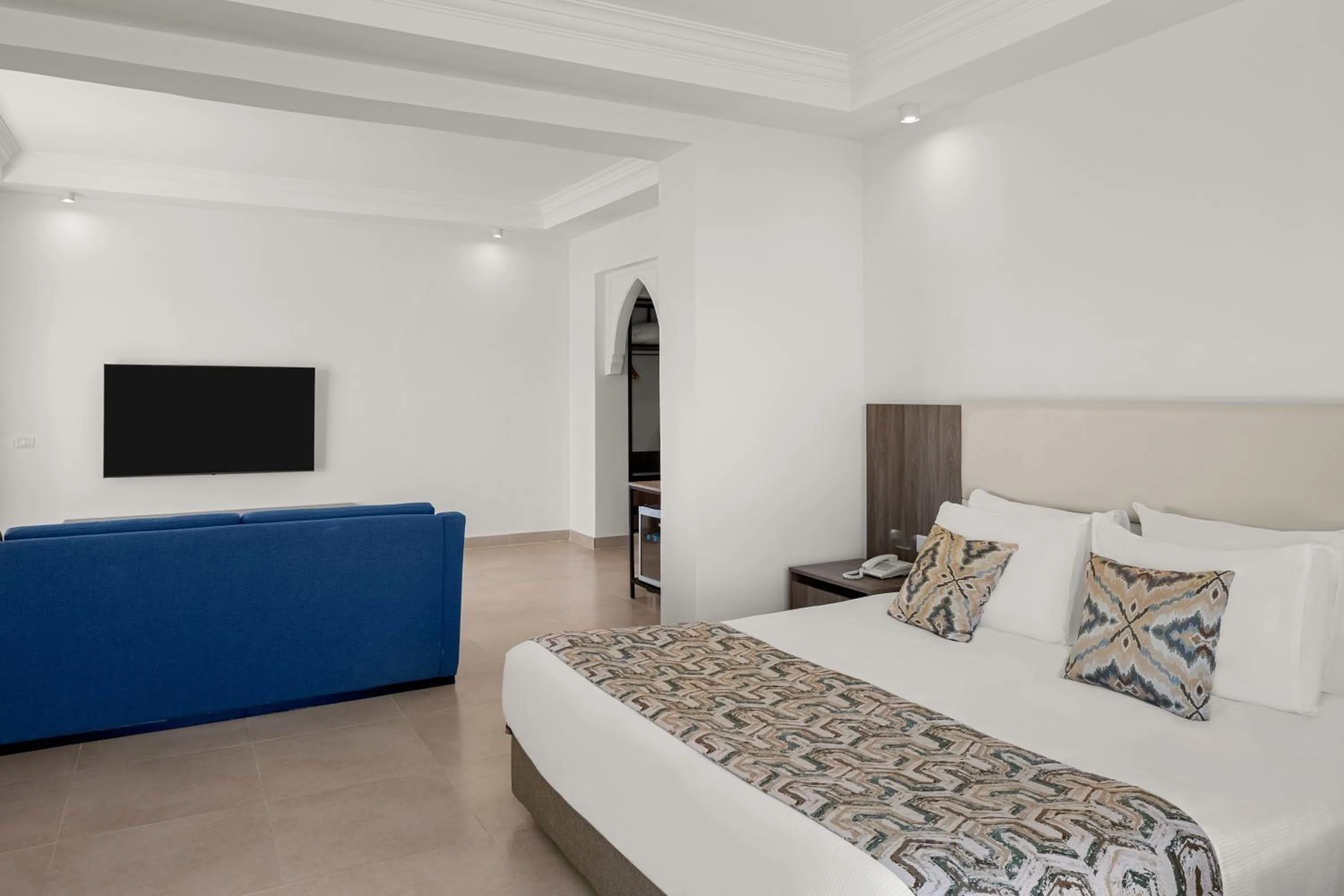 Bed in Pickalbatros Palace - Aqua Park Hurghada