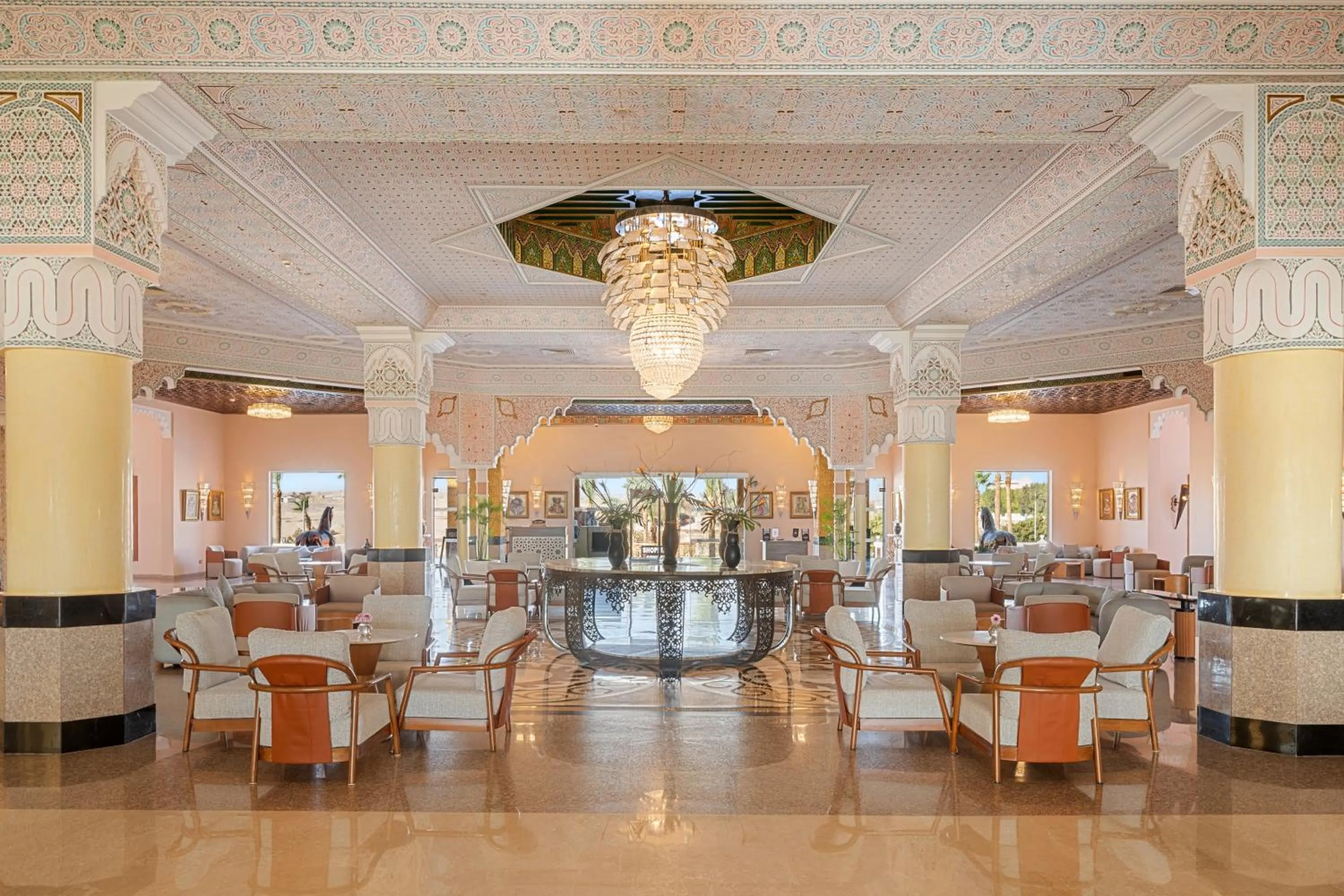 Lobby or reception in Pickalbatros Palace - Aqua Park Hurghada