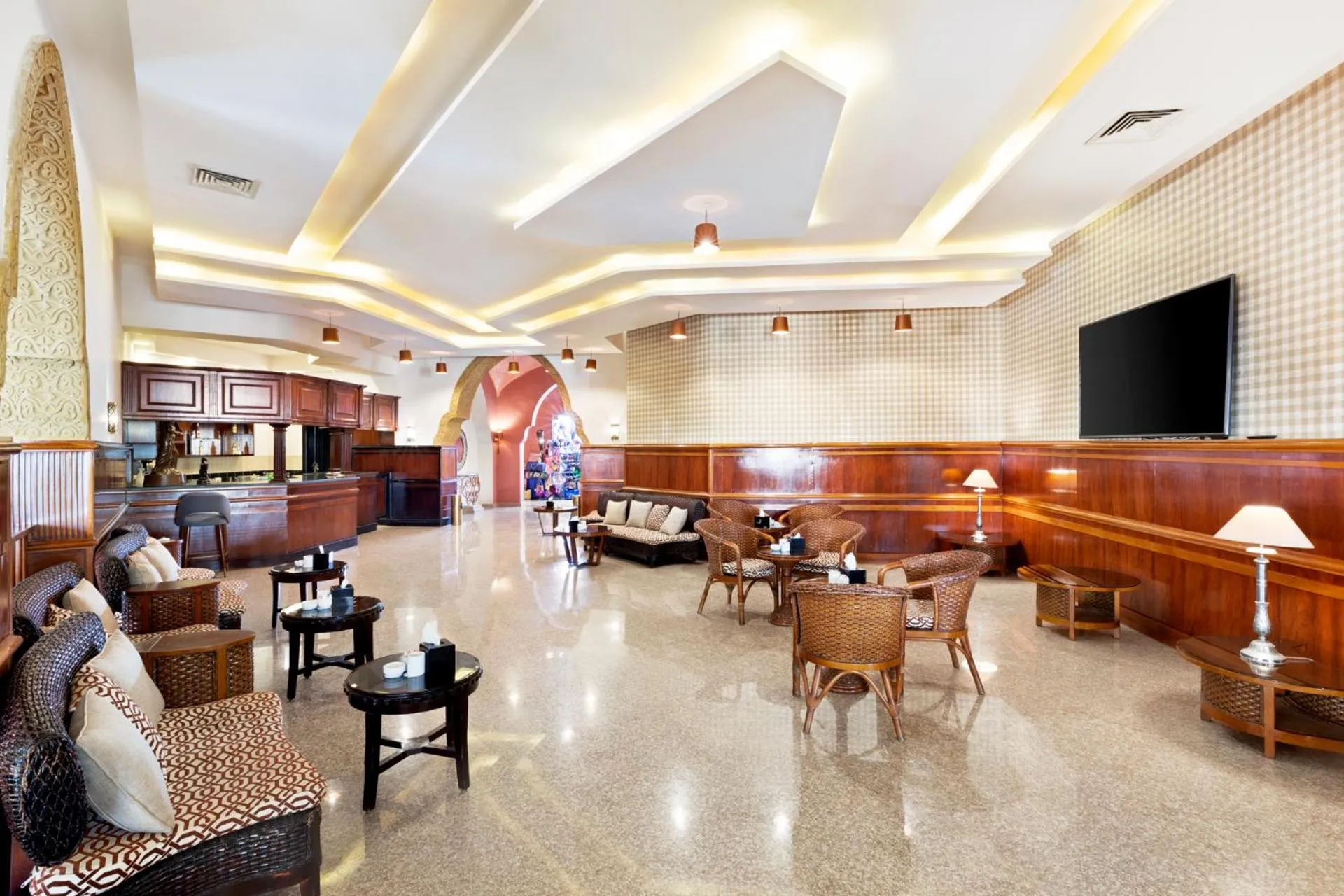 Lounge or bar in Pickalbatros Palace - Aqua Park Hurghada