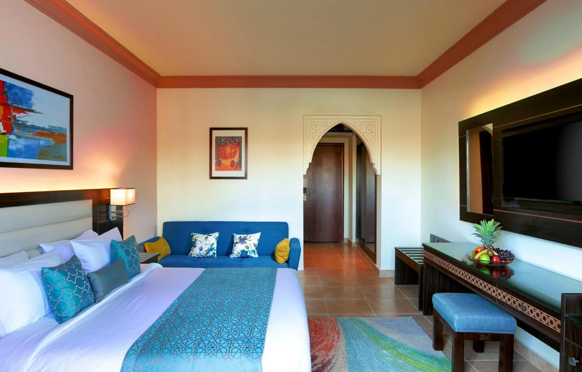 Bed in Pickalbatros Palace - Aqua Park Hurghada