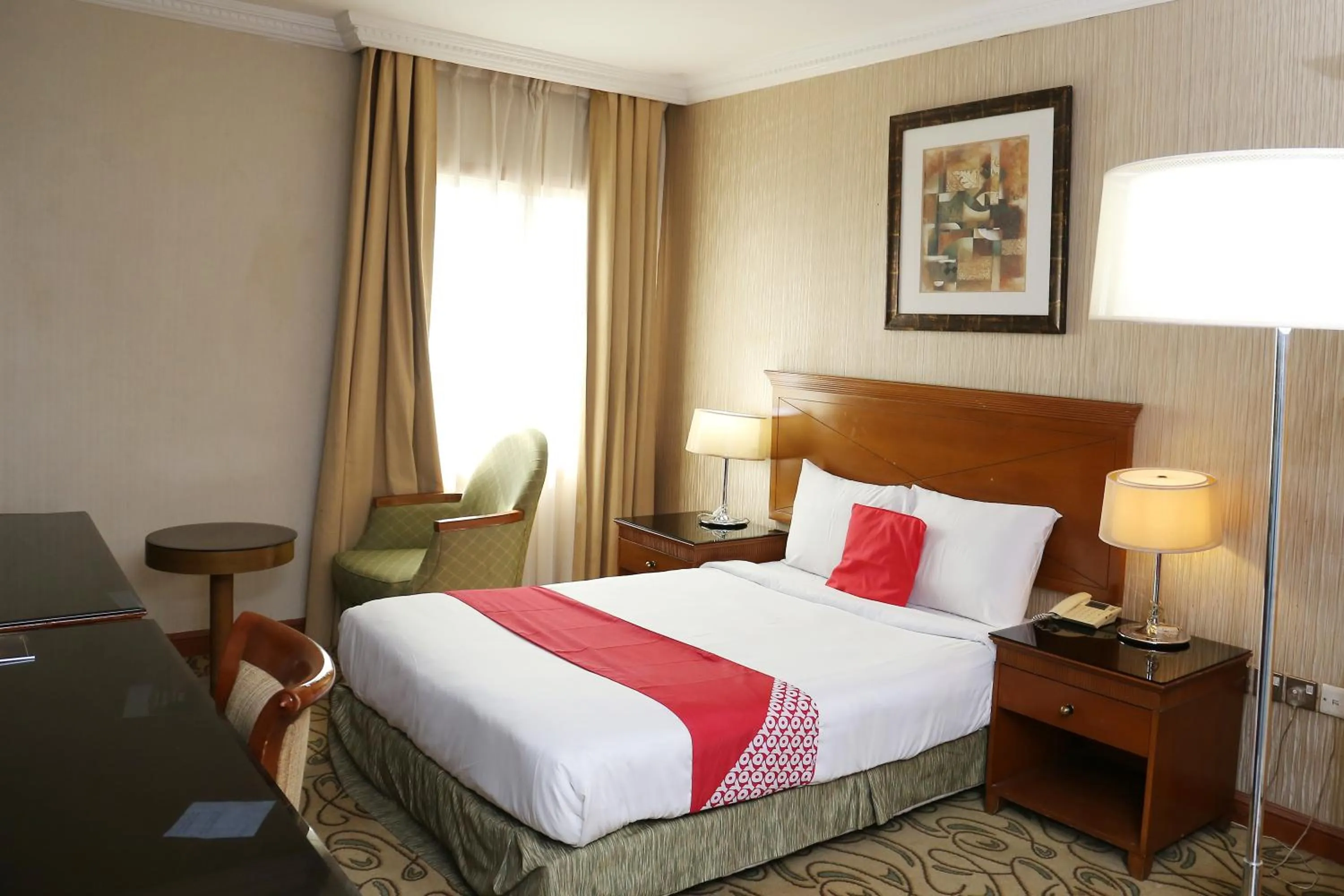 Bed in City Plaza Hotel