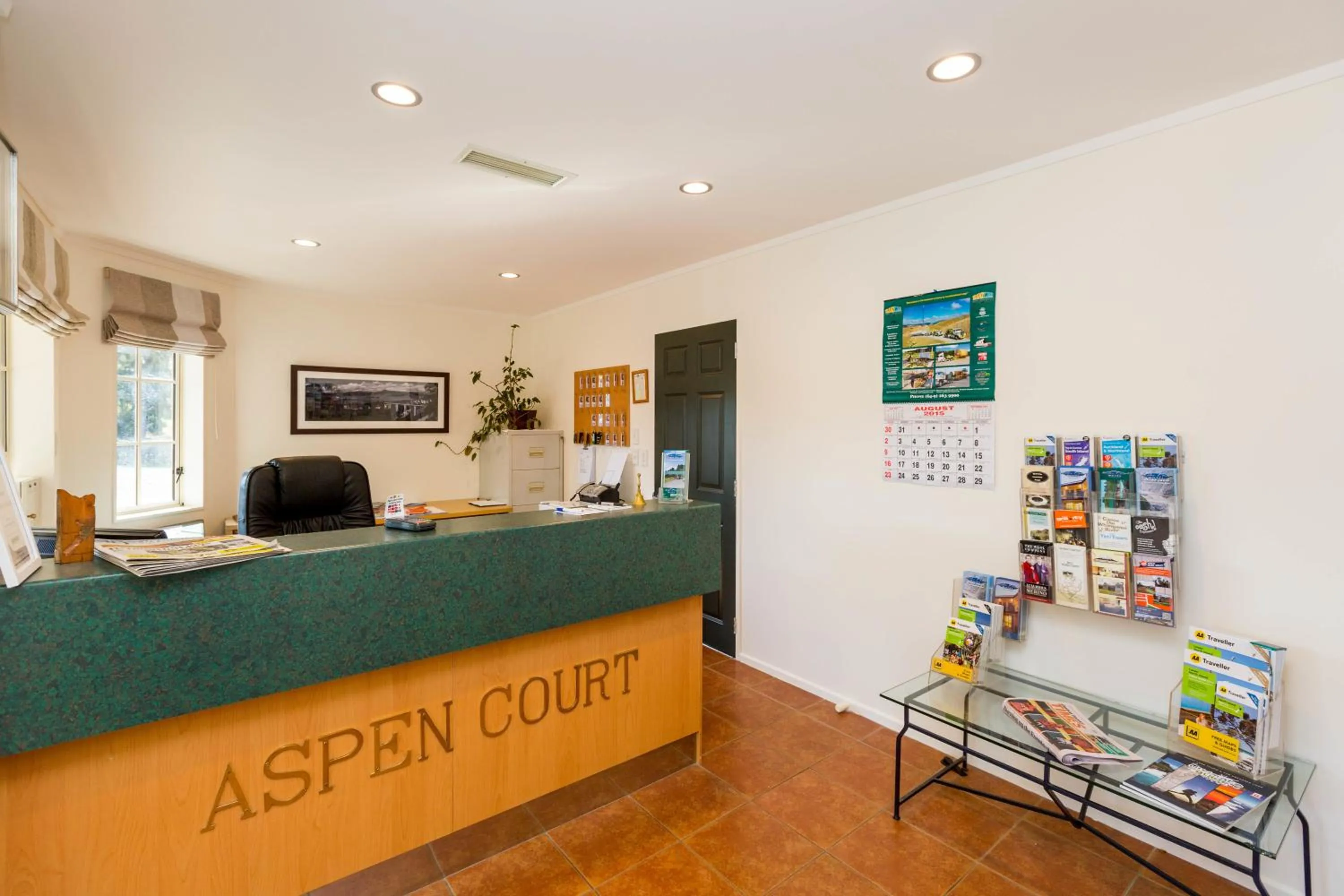 Lobby or reception in Aspen Court Motel Taihape