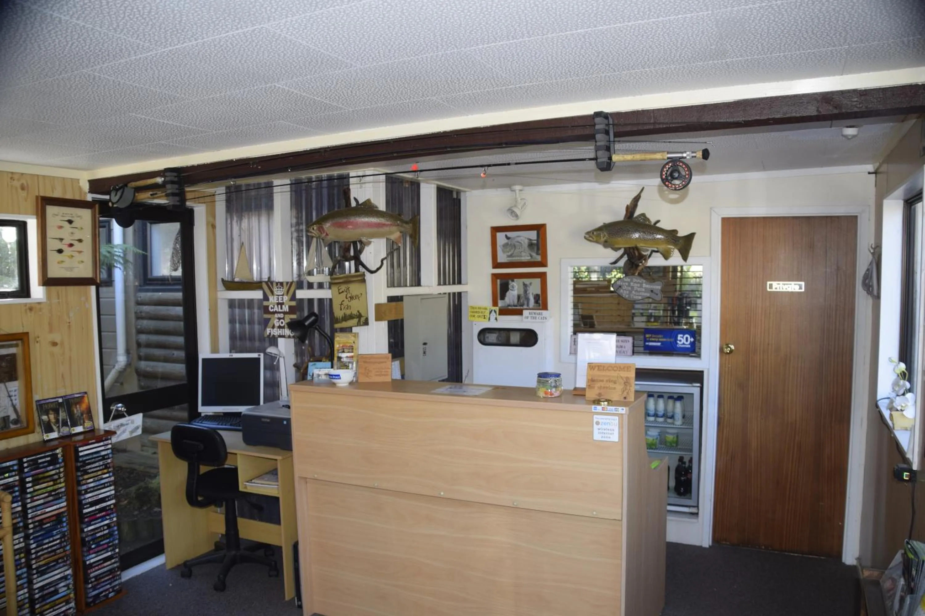 Lobby or reception in Judges Pool Motel Turangi