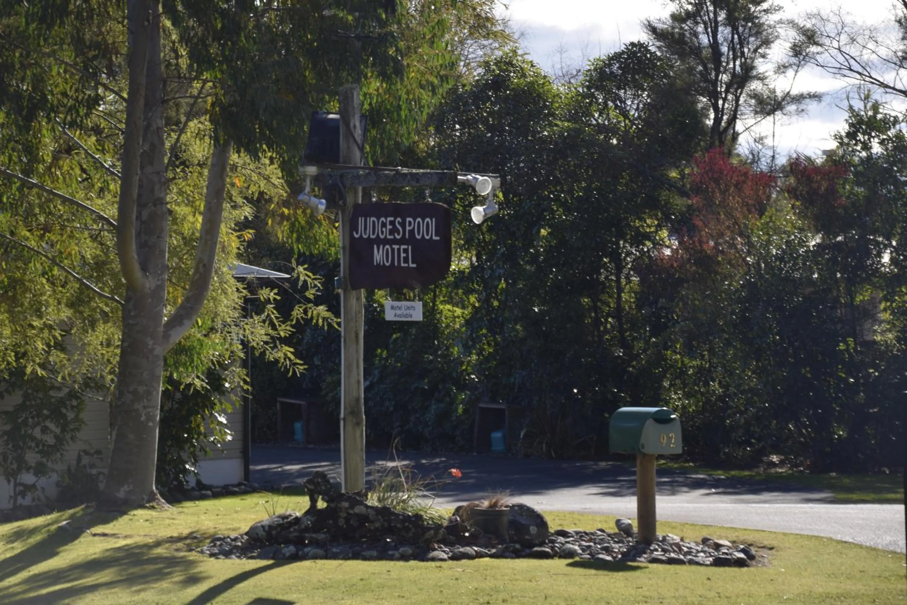 Facade/entrance in Judges Pool Motel Turangi
