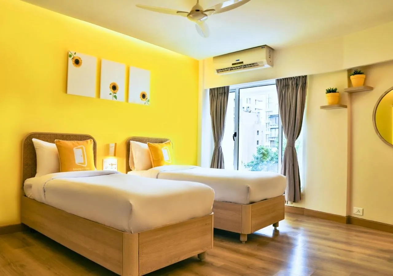 View (from property/room), Bed in Bloom Hotel - Juhu