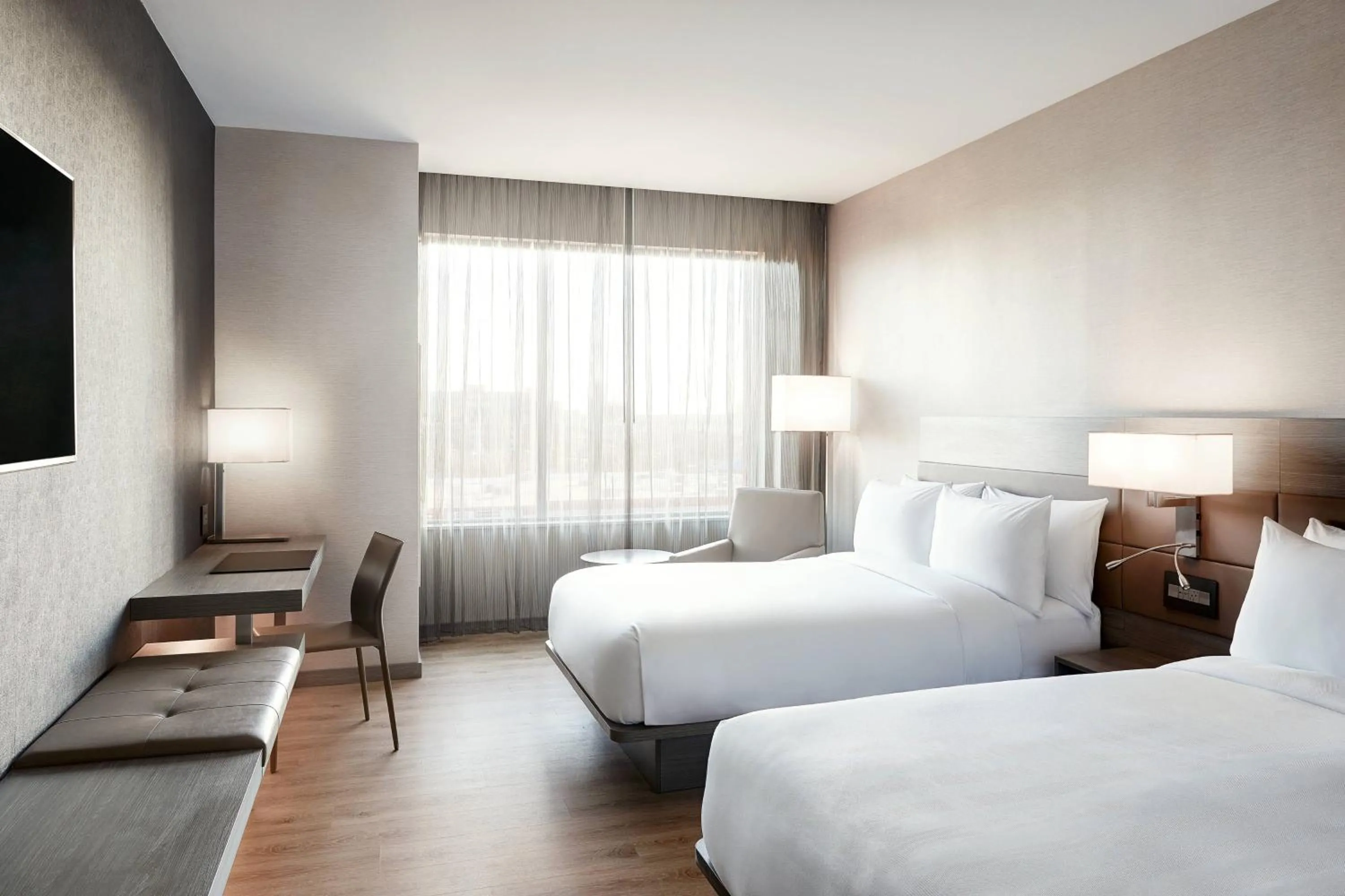 Photo of the whole room, Bed in AC Hotel by Marriott Oklahoma City Bricktown