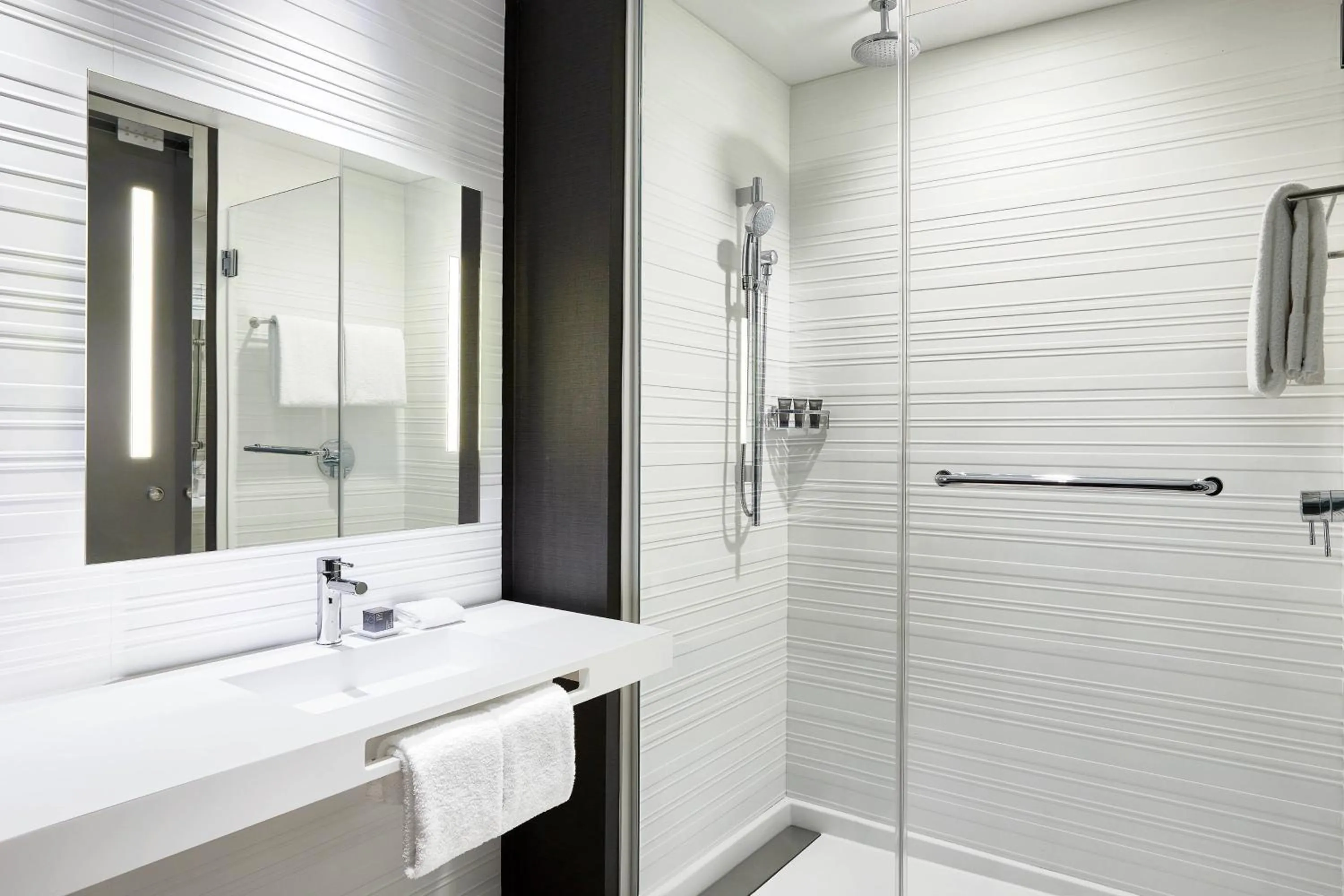 Bathroom in AC Hotel by Marriott Oklahoma City Bricktown