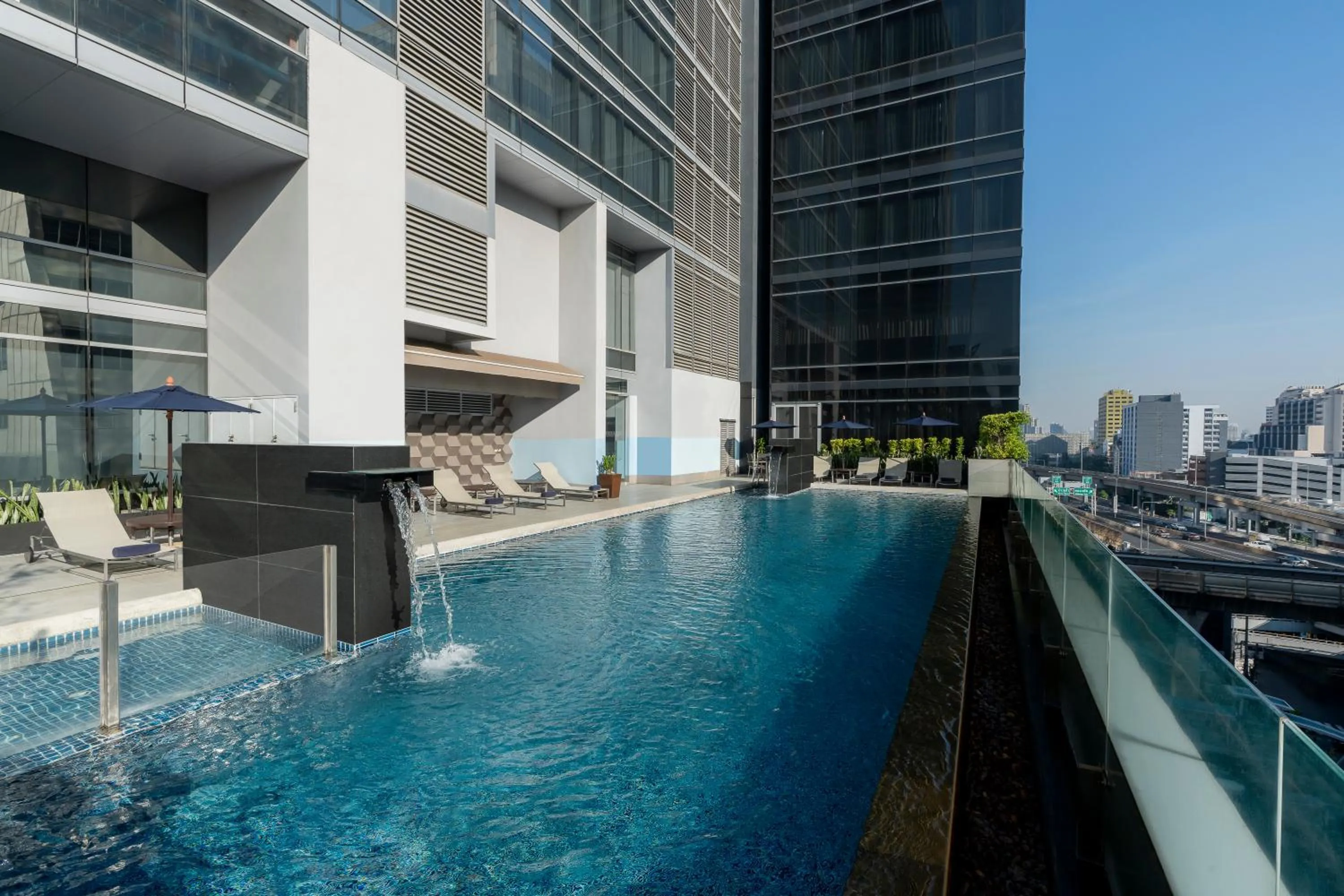 Swimming pool in Four Points by Sheraton Bangkok Ploenchit Sukhumvit