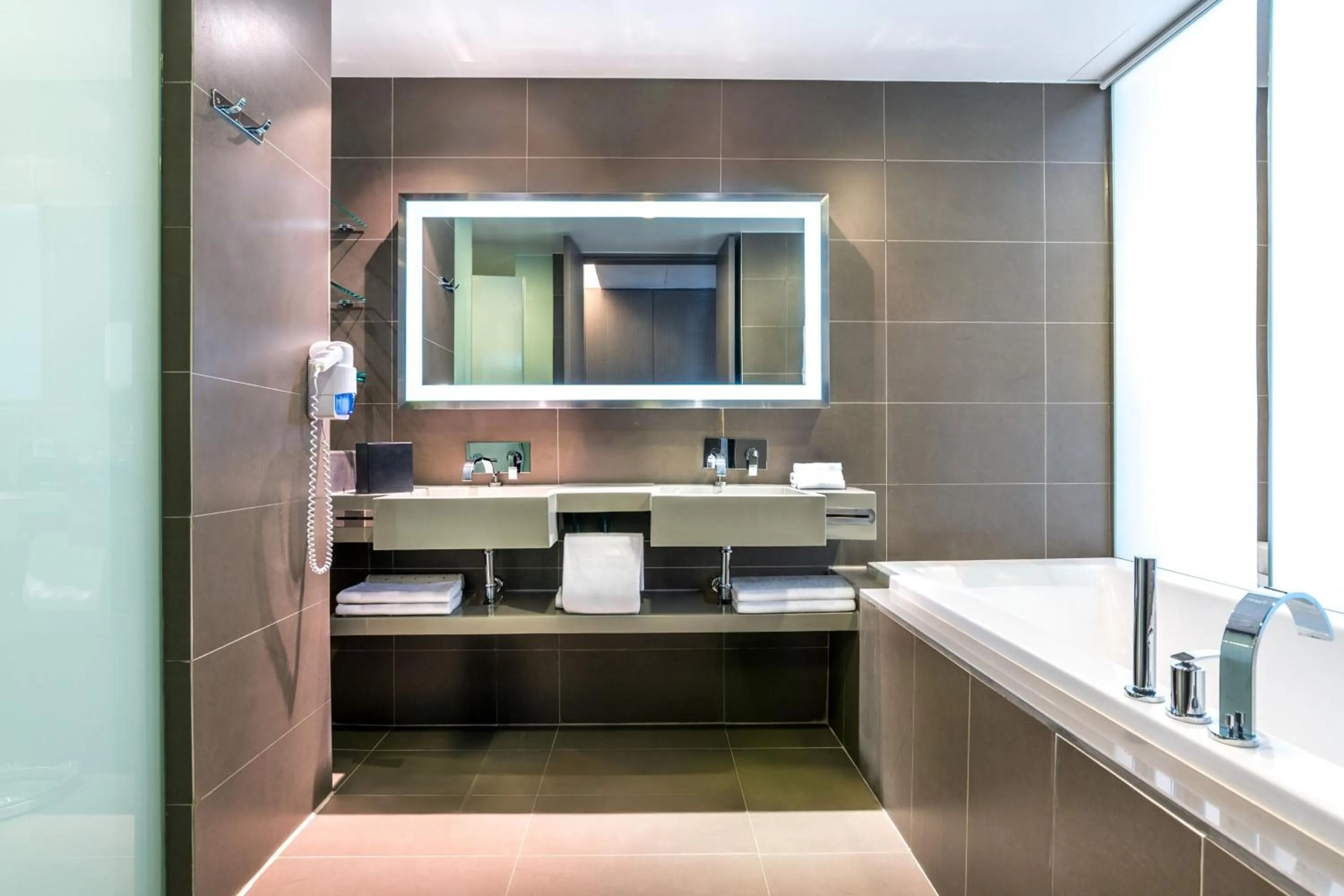 Bathroom in Four Points by Sheraton Bangkok Ploenchit Sukhumvit