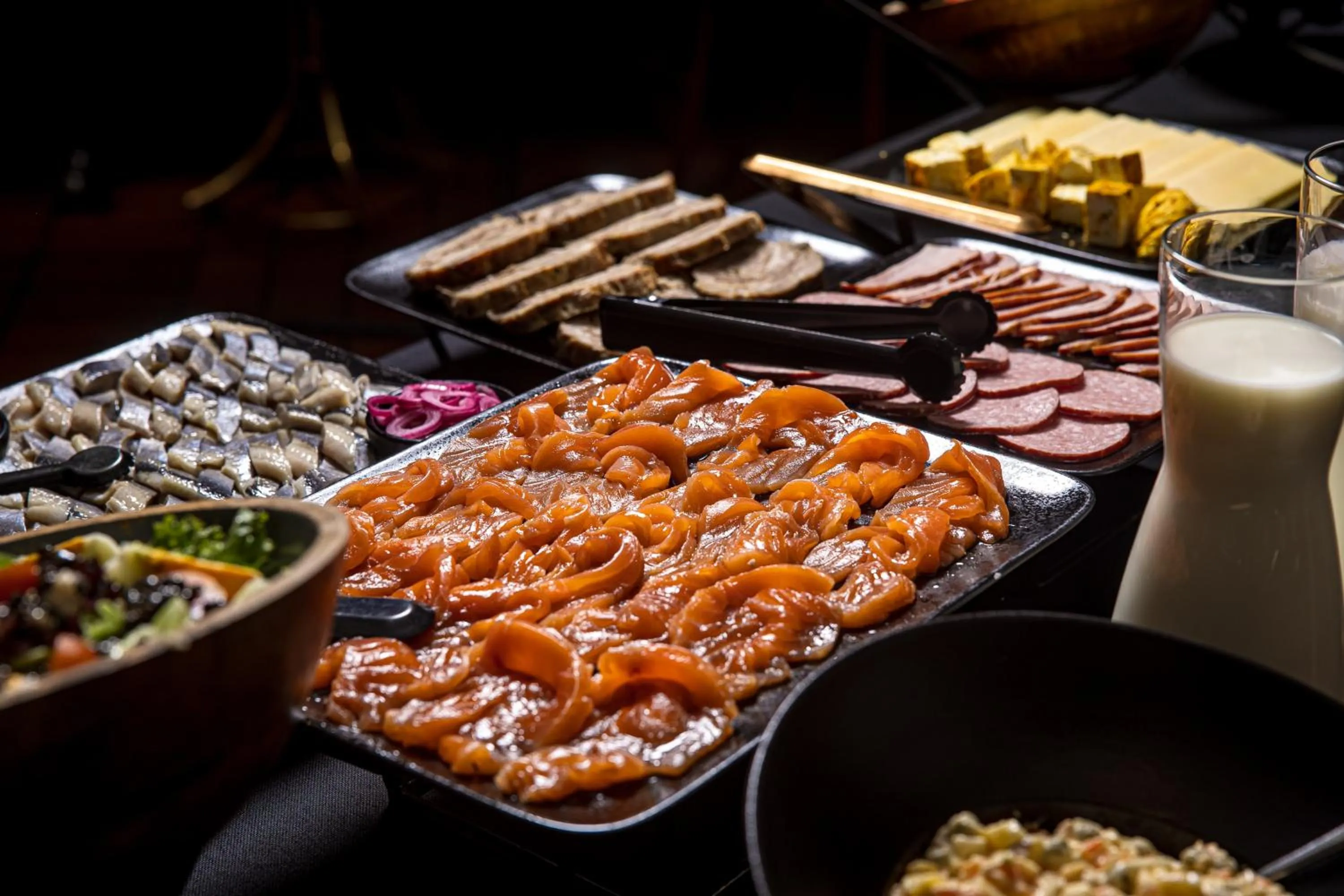 Breakfast in Senoji Hansa Hotel