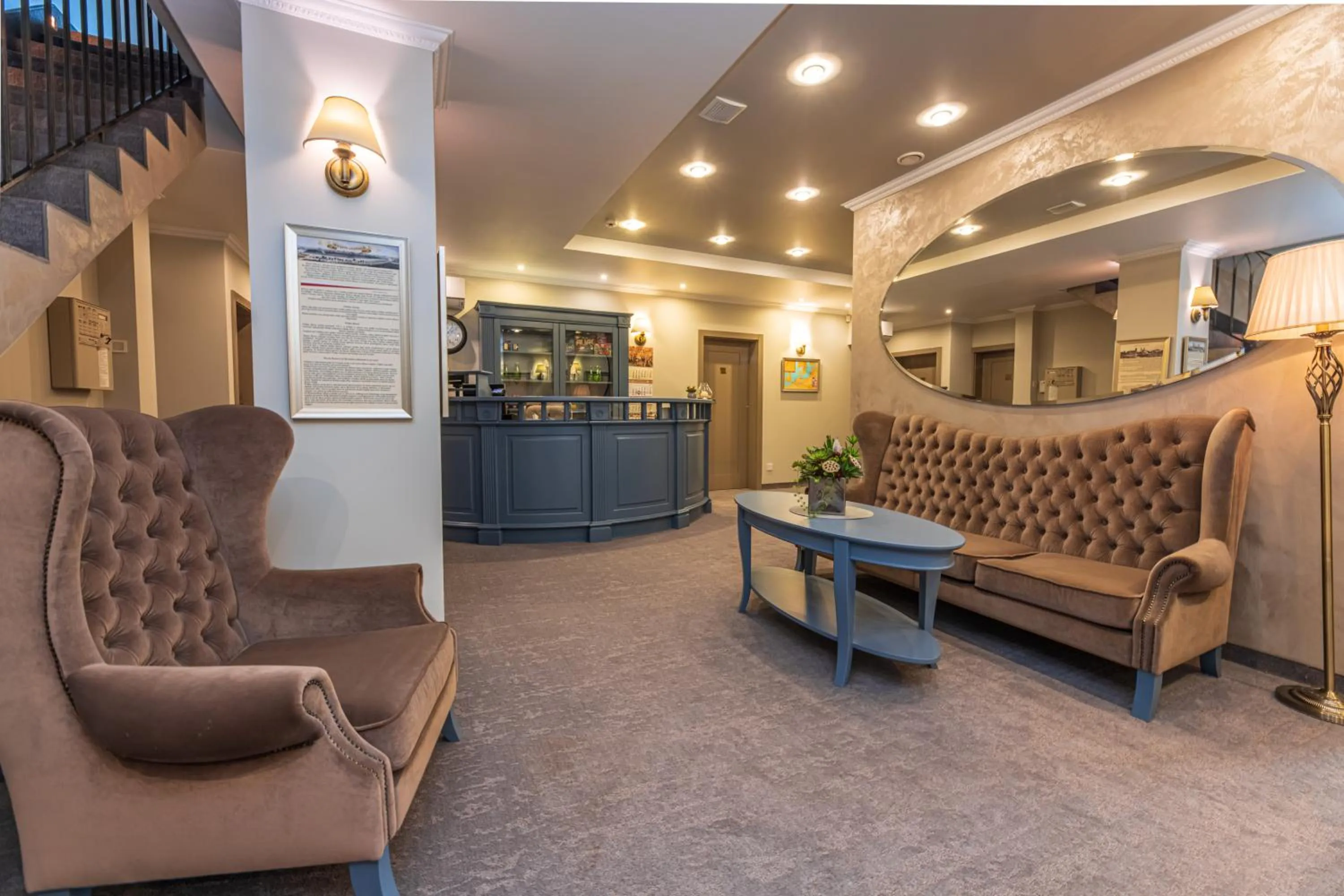 Lobby or reception in Senoji Hansa Hotel