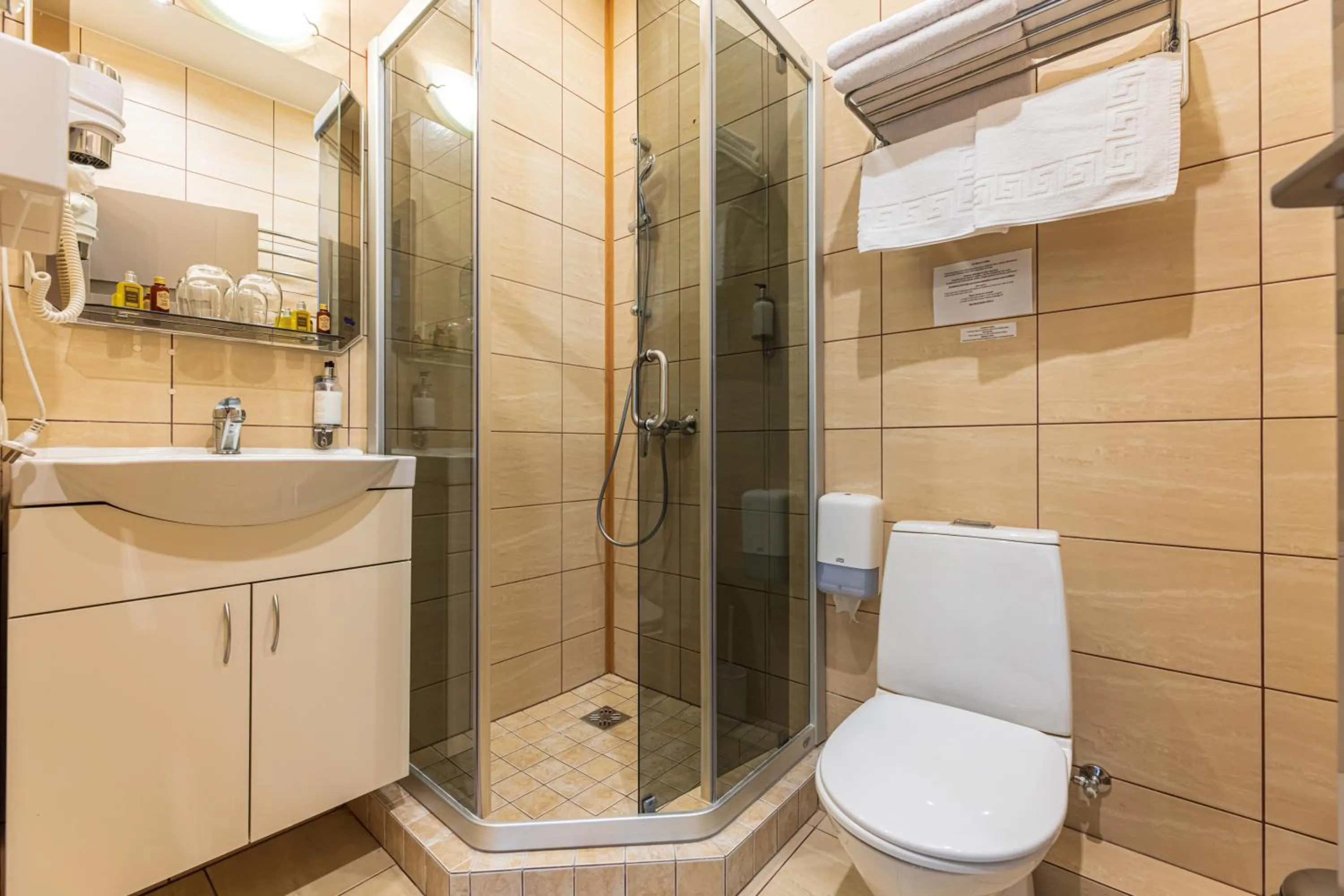 Bathroom in Senoji Hansa Hotel