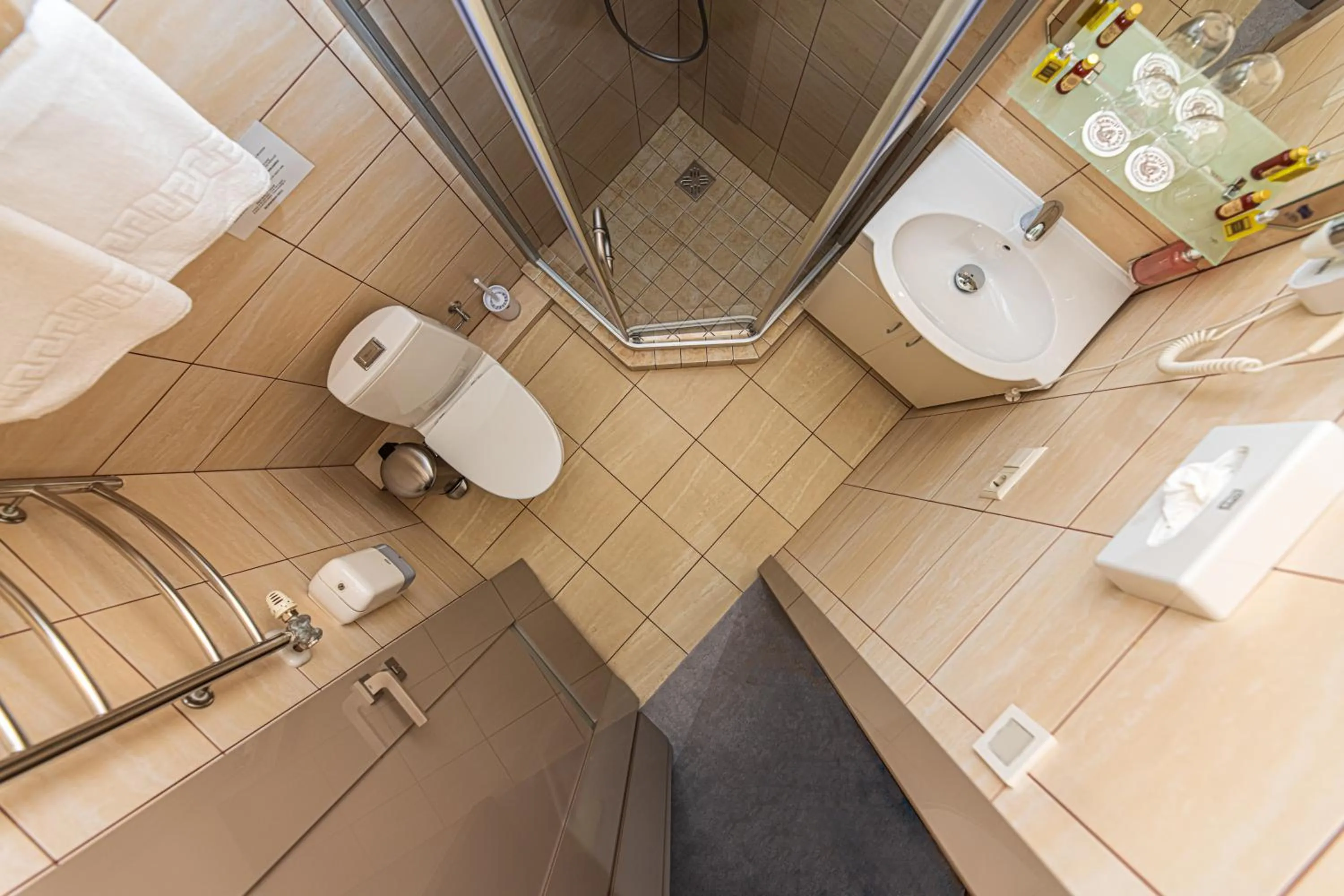 Bathroom in Senoji Hansa Hotel