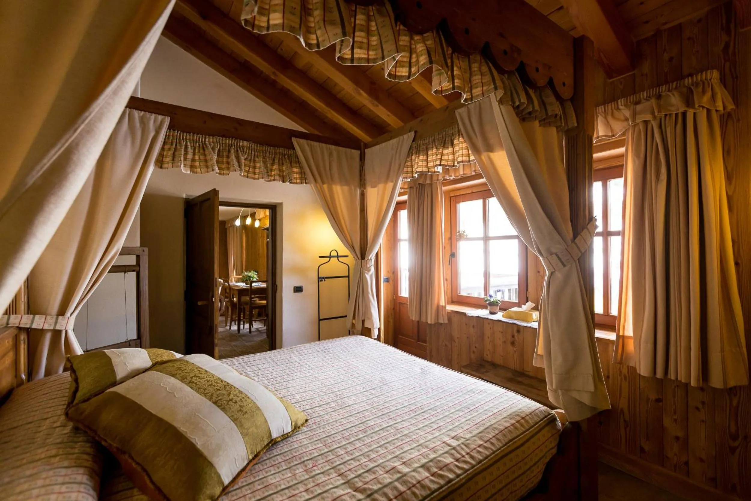 Bed in Hotel Lyshaus