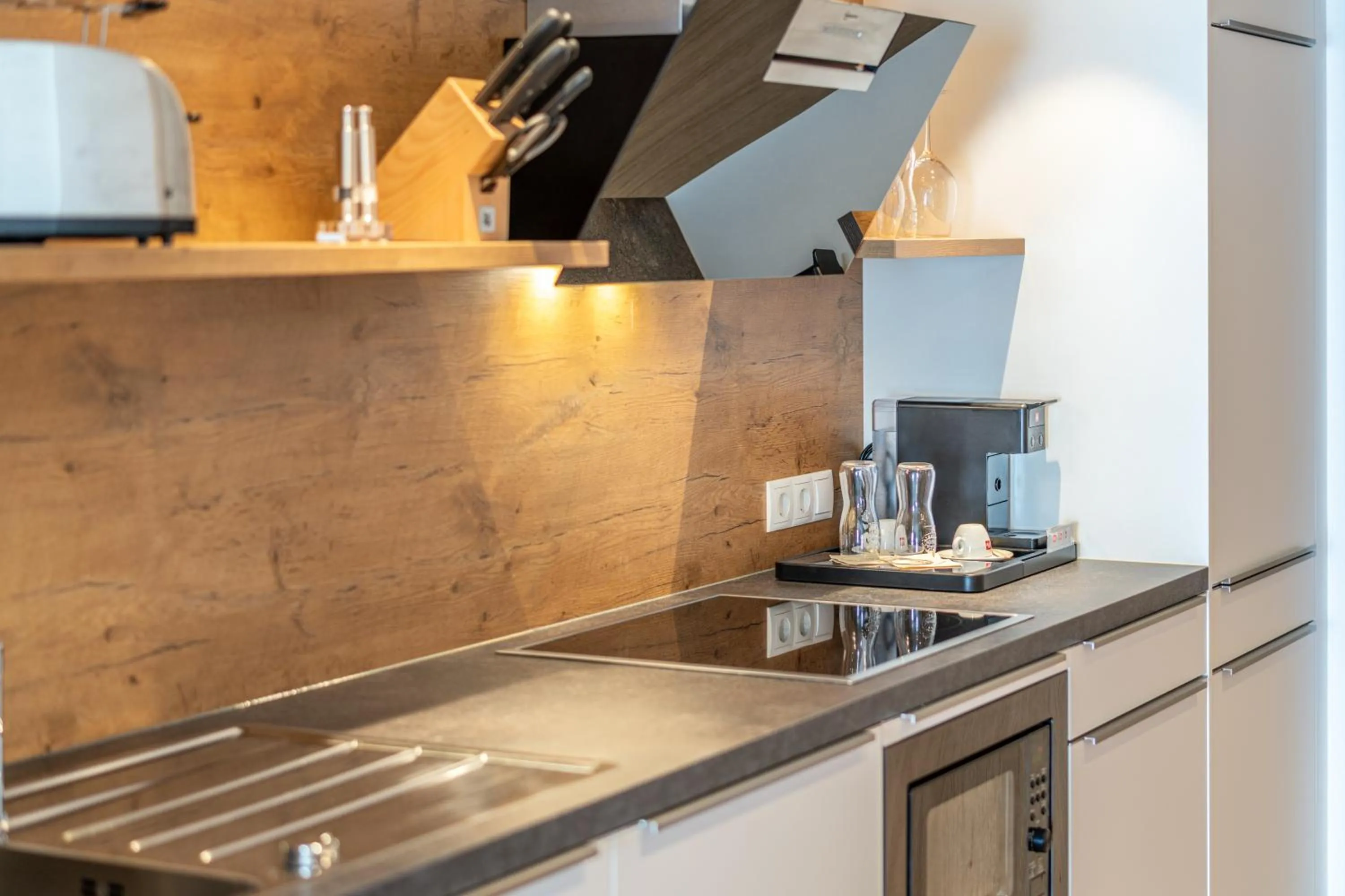 Kitchen or kitchenette in Hotel Hochsölden